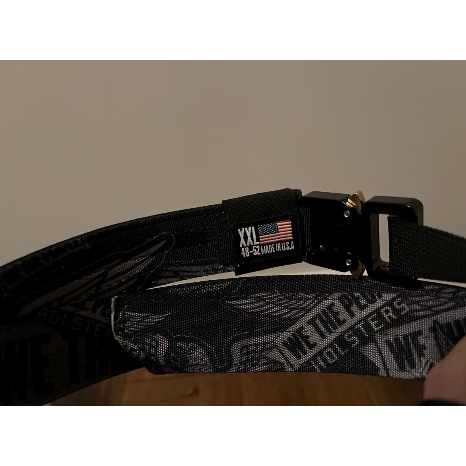 Vintage We The People USA Austri Alpin Cobra Pro Buckle Tactical Belt - Men's 2XL Black 48-52 Belt Size ONE SIZE - 4 Thumbnail