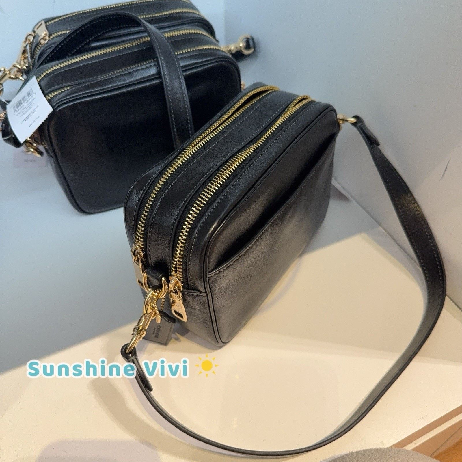 Coach NWT COACH Mini Carey Crossbody Bag Maple leather CEA02 Size ONE SIZE - 6 Thumbnail