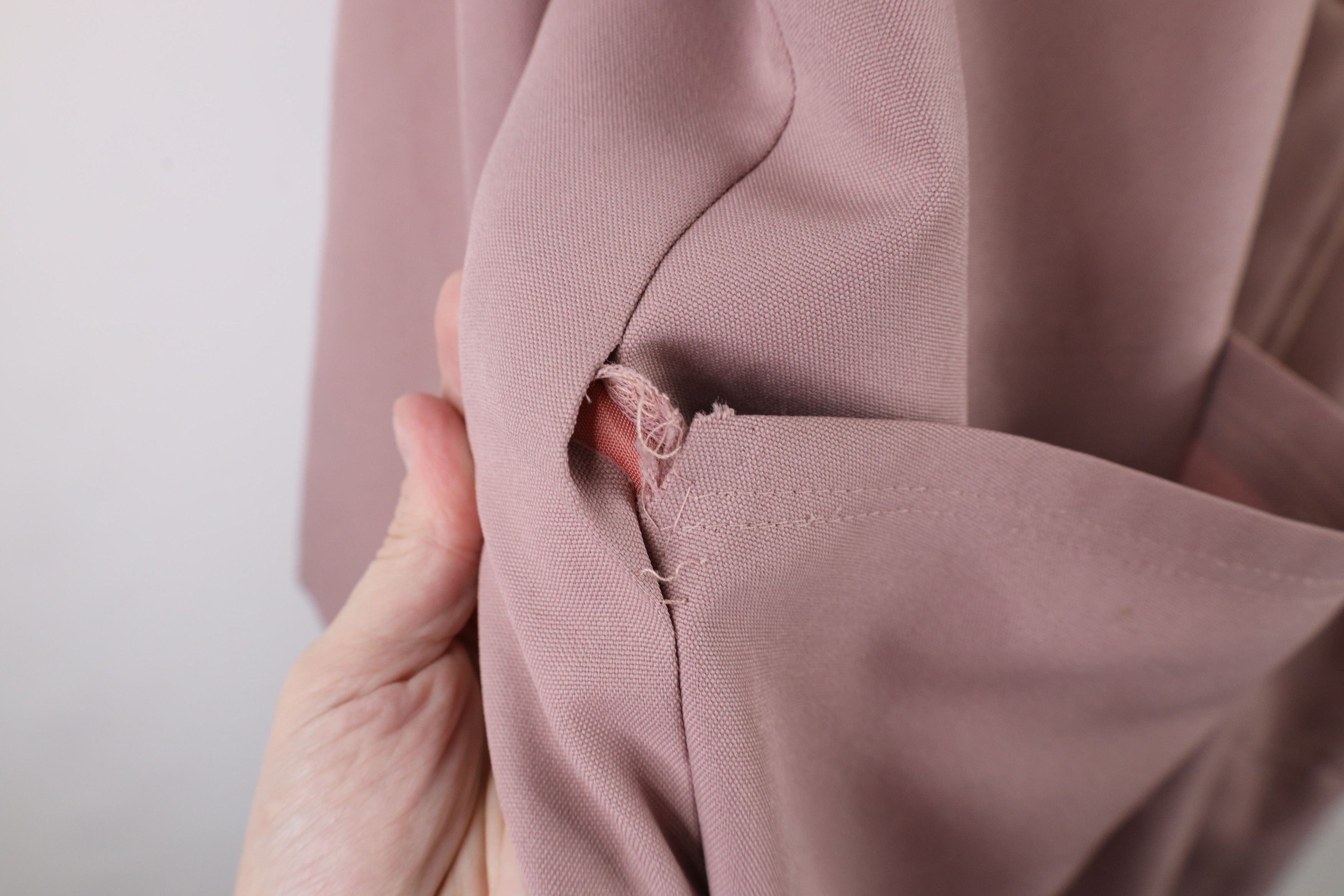 Vintage Vintage 70s Union Made Button Trench Coat Jacket Pink USA Size XL / US 12-14 / IT 48-50 - 5 Thumbnail