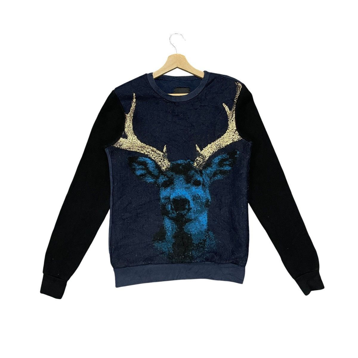 Yoshio Kubo Archive Yoshio Kubo F/W14 Collection Deer Print Sweatshirt Size US S / EU 44-46 / 1 - 2 Thumbnail