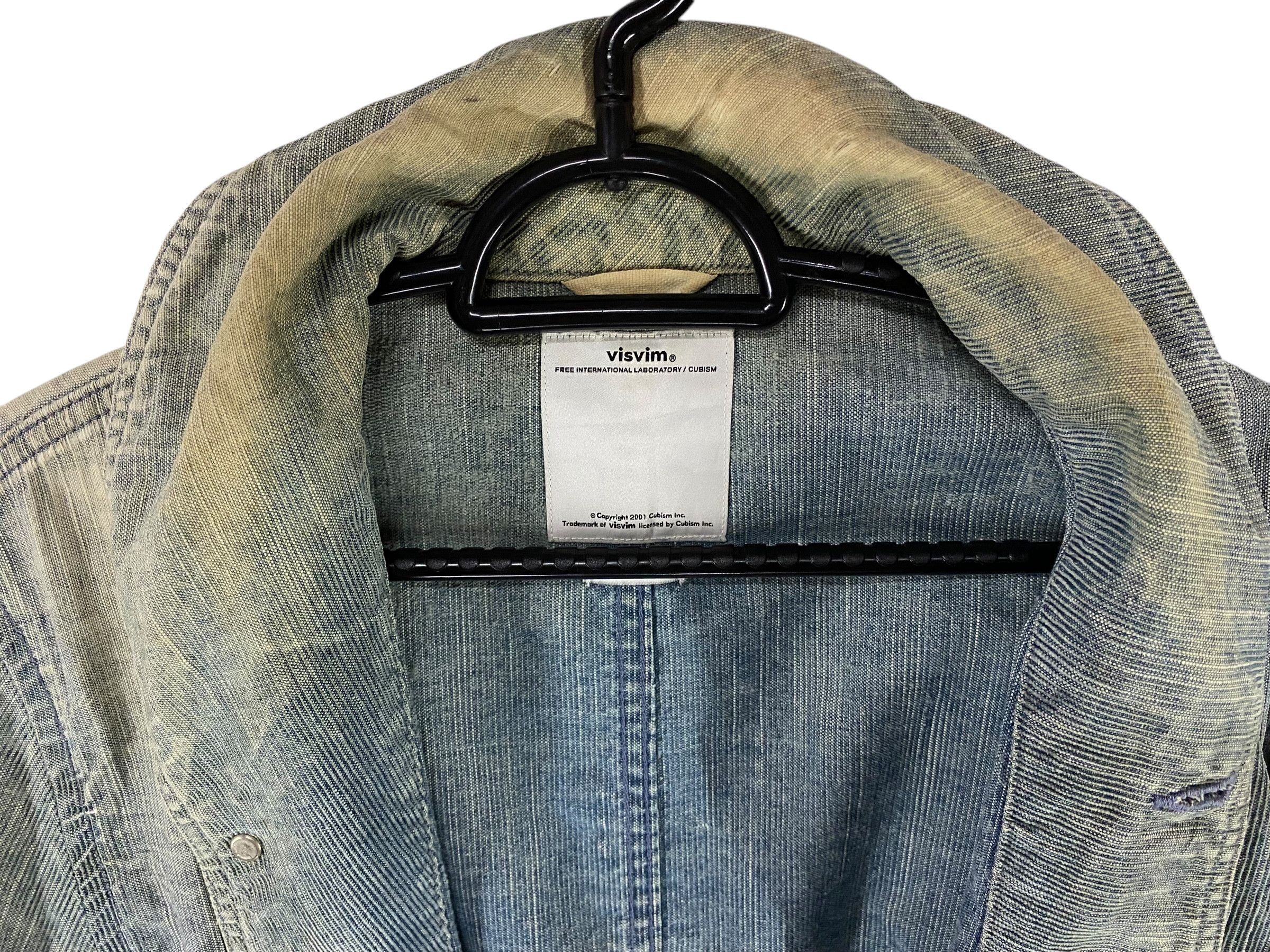 Visvim Visvim shawl collar distressed USN chore jacket Size US S / EU 44-46 / 1 - 10 Thumbnail