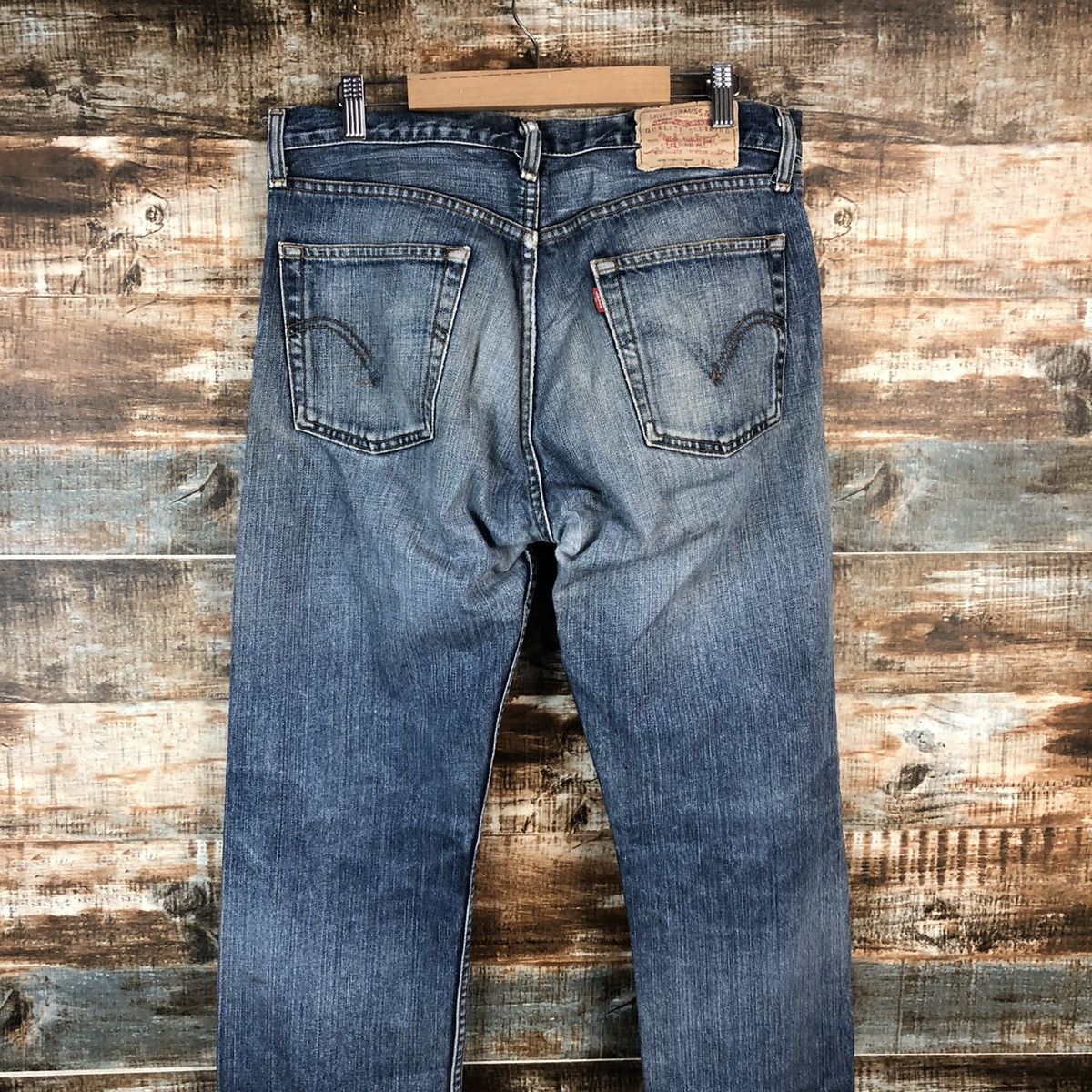 Levi's DL Levis 505 Blue vintage Denim Pants #C198 Size US 33 - 14 Thumbnail