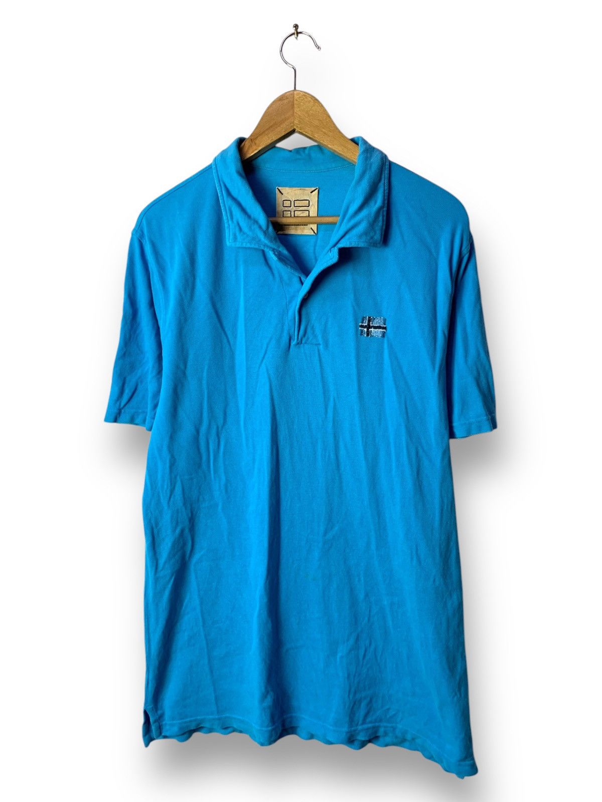 Napapijri 🔥Vintage Napapijri Flag Polo Tee Casual Hooligan Size US L / EU 52-54 / 3 - 1 Thumbnail