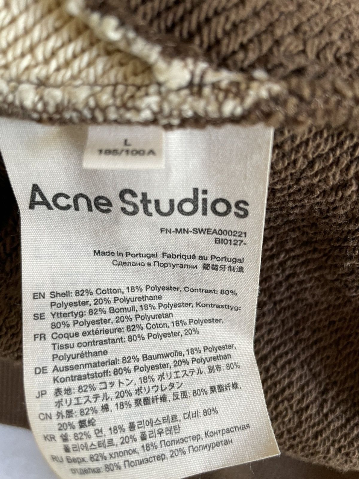 Acne Studios Acne Studios Argyle Sweater 50/L, fn-mn-swea000221 Size US M / EU 48-50 / 2 - 3 Thumbnail