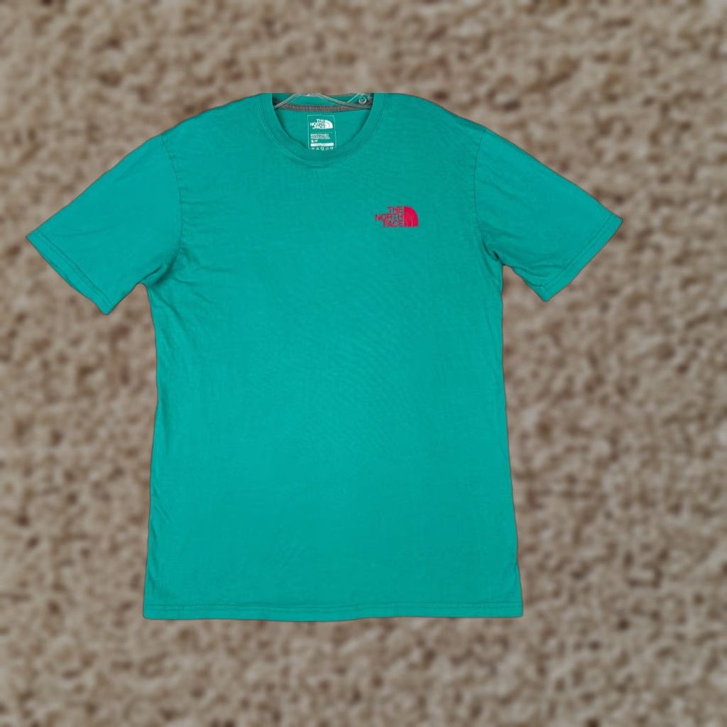 The North Face VINTAGE The North Face Shirt Men Small Petite Teal Short Sleeve Crew Neck Cotton READ Size US S / EU 44-46 / 1 - 1 Thumbnail