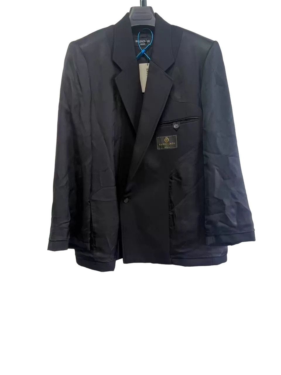 Balenciaga Balenciaga Solid Black Blazer Size 36R Size 36R - 1 Thumbnail