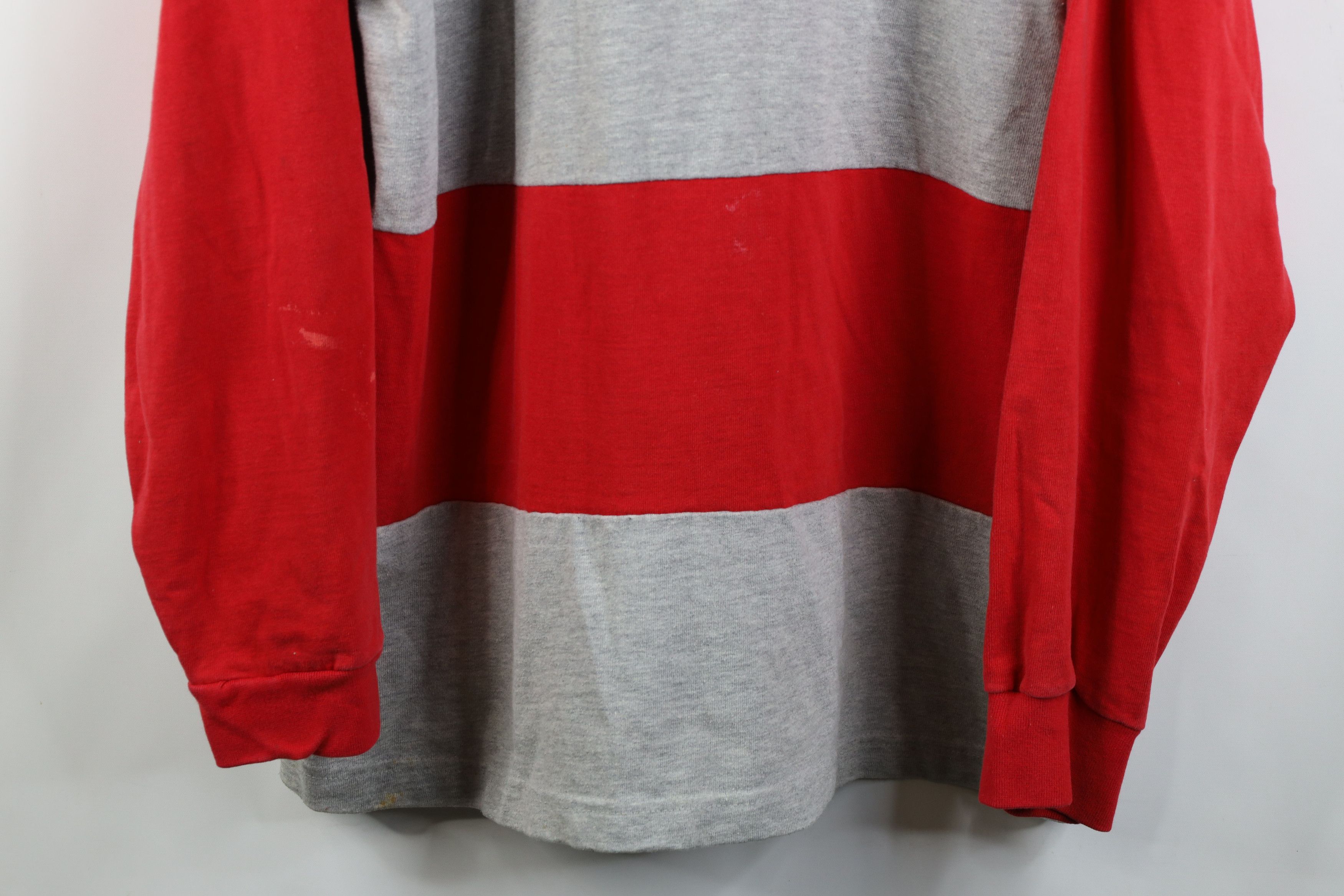 Vintage Vintage 90s Streetwear Heavyweight Long Sleeve Polo Shirt Size US XL / EU 56 / 4 - 3 Thumbnail