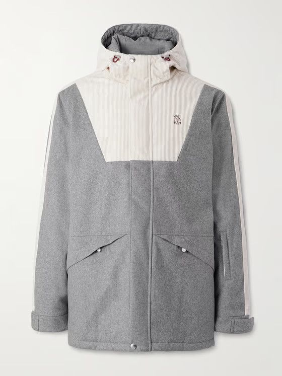 Brunello Cucinelli Jacket in Light Grey Size US S / EU 44-46 / 1 - 1 Thumbnail