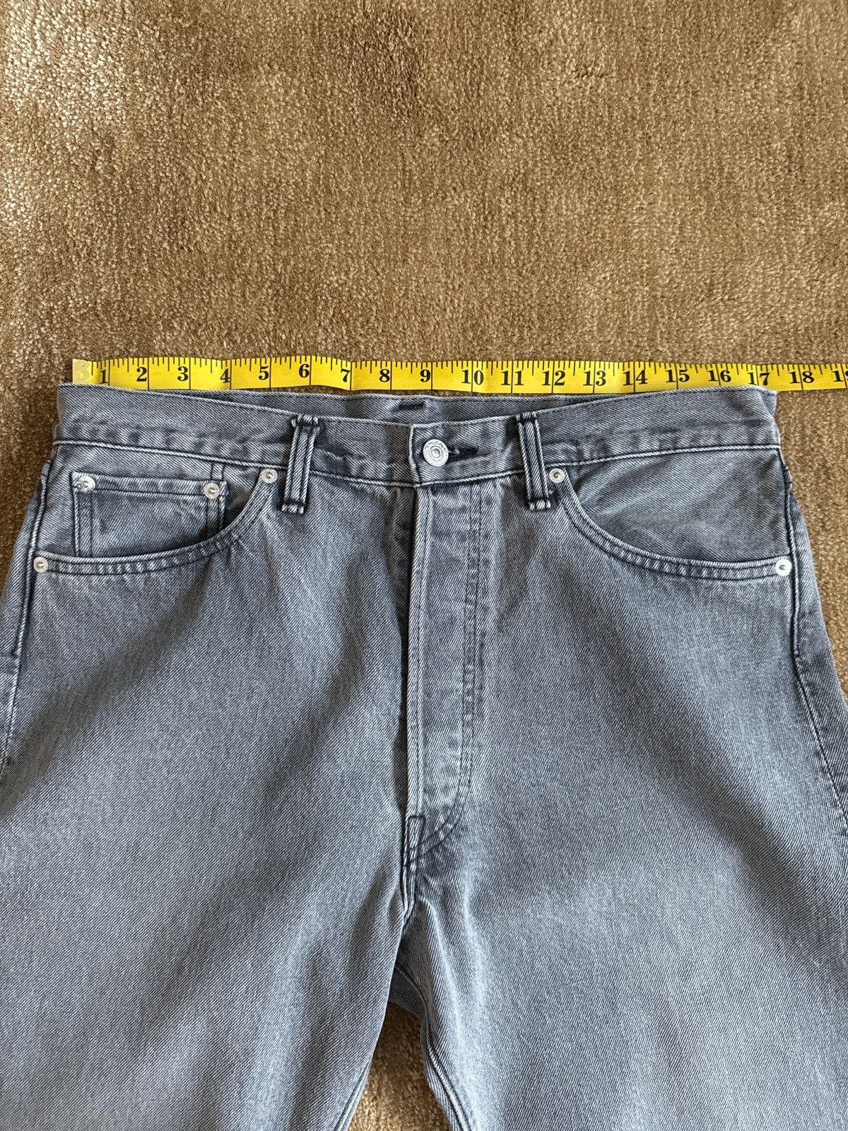 Orslow Orslow 105 90’s Black Denim Bleach Size US 34 / EU 50 - 4 Thumbnail