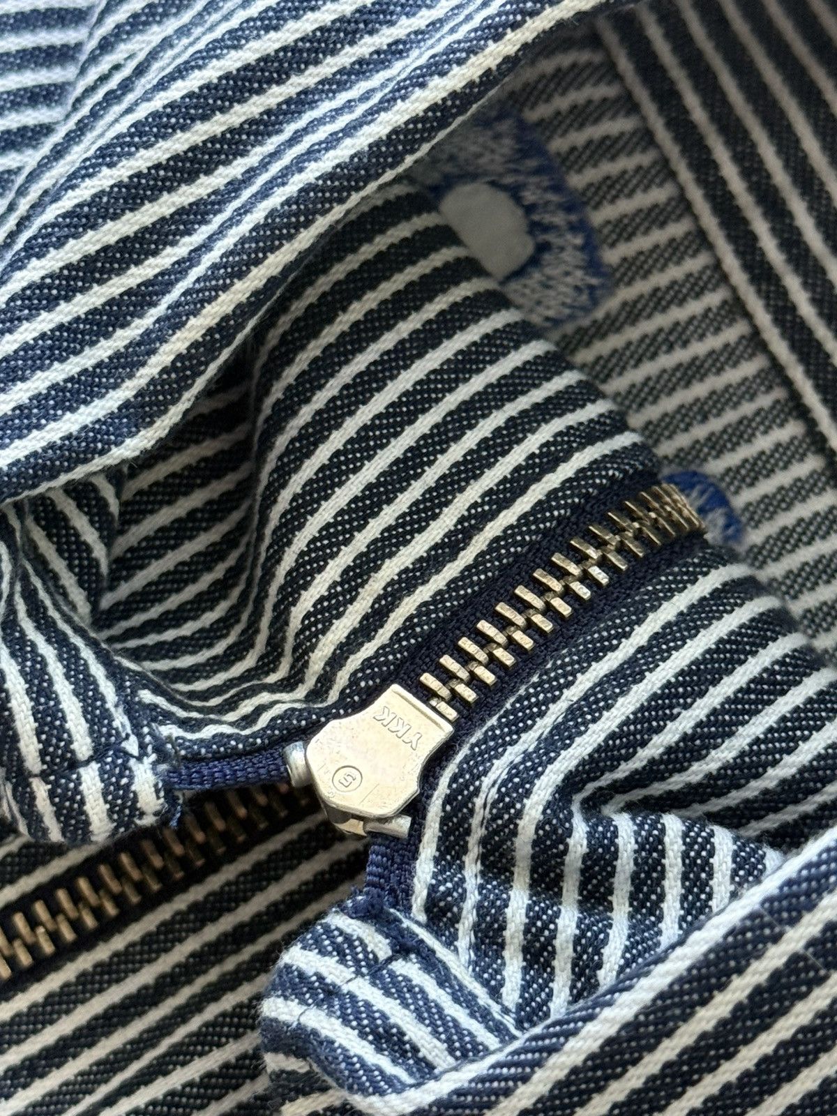 Japanese Brand Comparison will kill you striped overshirt jacket Size US L / EU 52-54 / 3 - 6 Thumbnail
