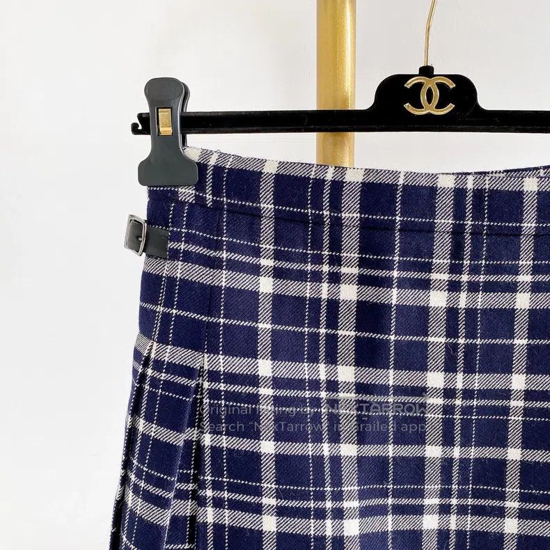 Dior Dior Plaid skirt Size 26" / US 2 / IT 38 - 3 Thumbnail