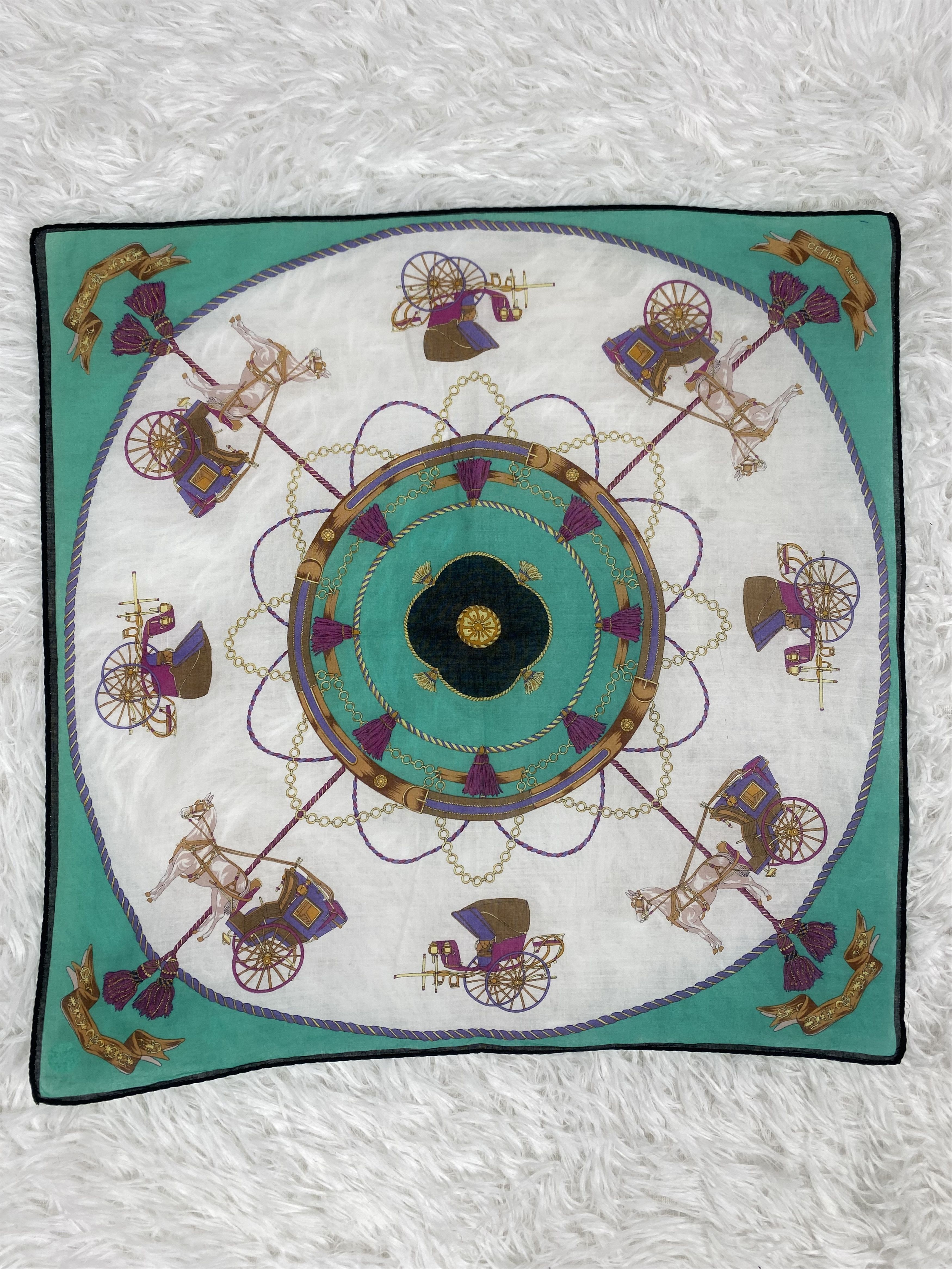 Celine Vintage Celine Handkerchief Neckerchief PH0481 Size ONE SIZE - 5 Thumbnail
