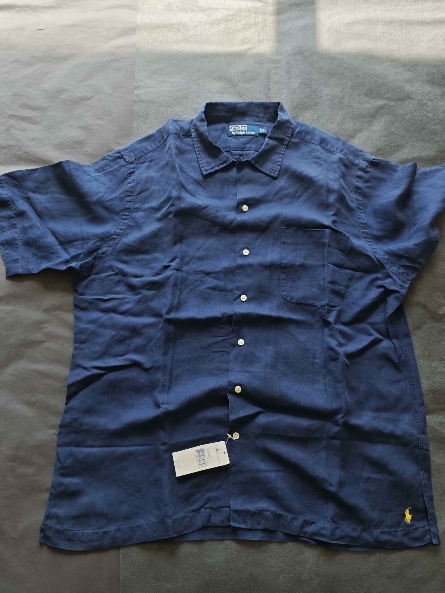 Polo Ralph Lauren 90s Vintage Polo RL Cuban Collar Shirt Size US L / EU 52-54 / 3 - 1 Thumbnail