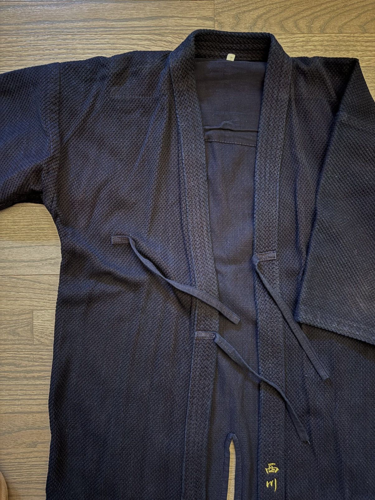 Japanese Brand Vintage Original RYO Japanese Indigo Sashiko Kendo Jacket Size US L / EU 52-54 / 3 - 5 Thumbnail
