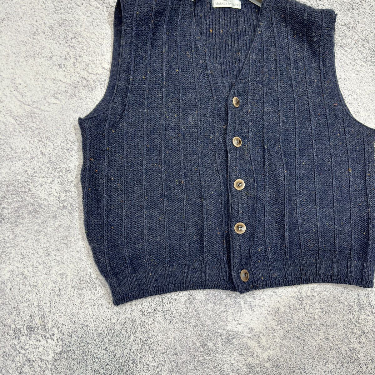Marks & Spencer × Vintage Vintage Wool Vest M size Size US M / EU 48-50 / 2 - 2 Thumbnail