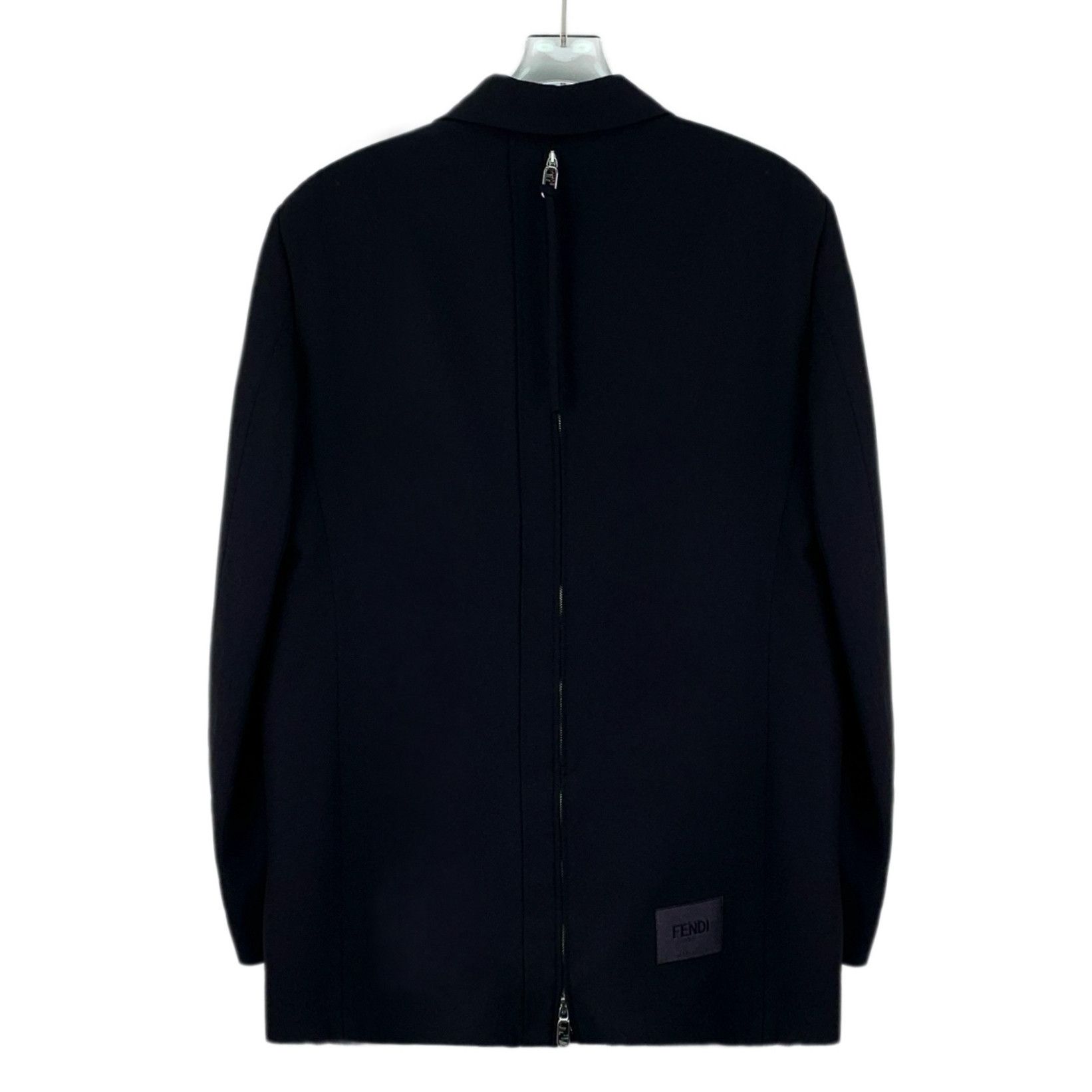Fendi Fendi Double-Breasted Blazer Black (50) Size 50L - 2 Thumbnail