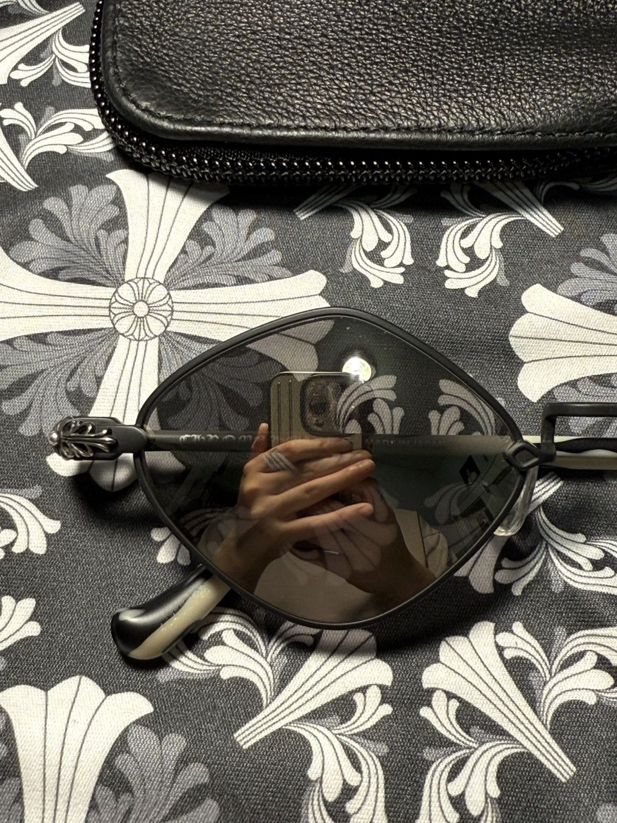 Chrome Hearts Chrome Hearts Diamond Dog Glasses-Matt Black Size ONE SIZE - 1 Thumbnail