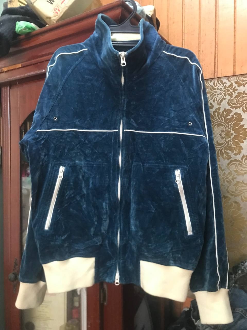 Designer × Paul Smith × R.Newbold R. Newbold Velvet Track Jacket Size US S / EU 44-46 / 1 - 1 Thumbnail
