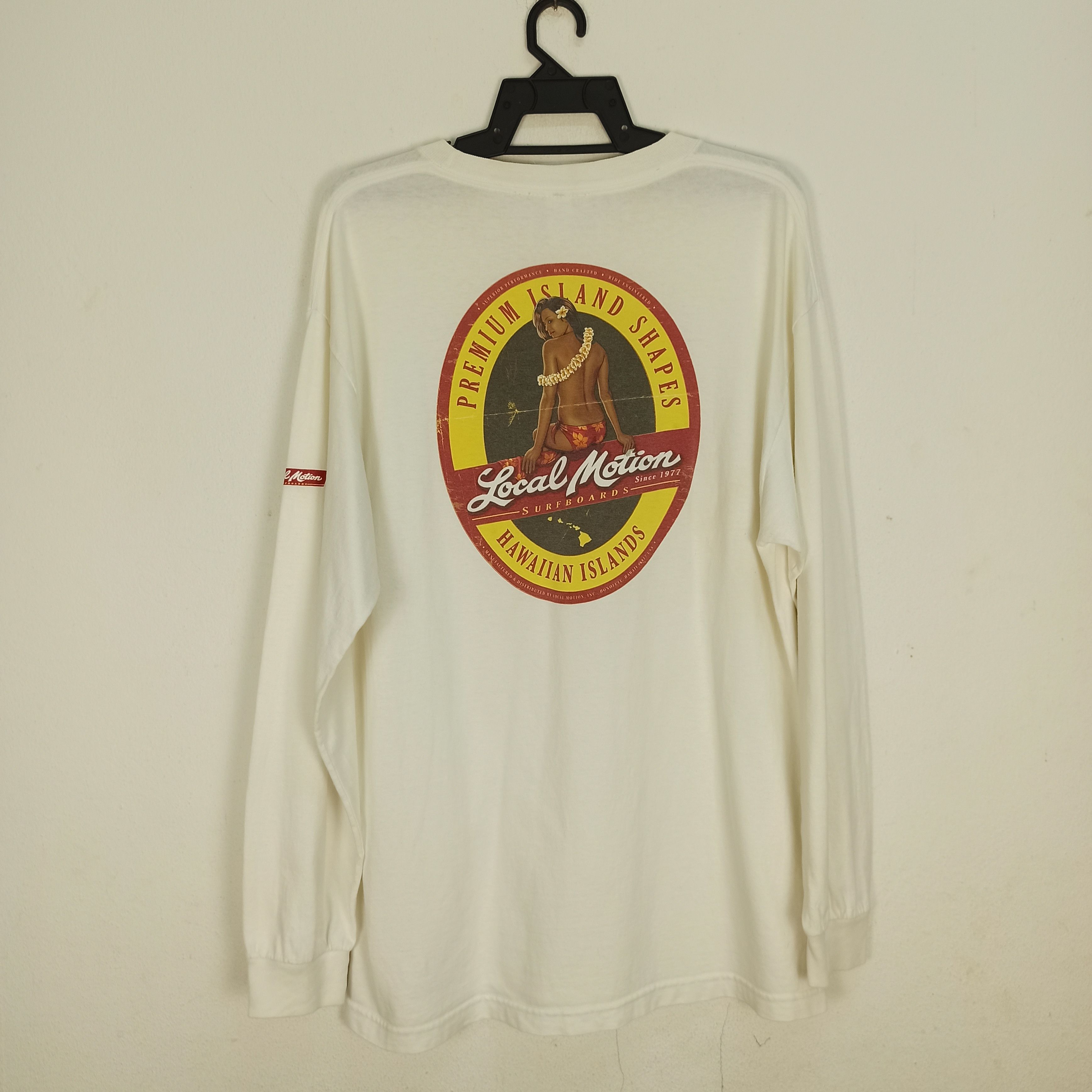 Vintage Vintage 90s Local Motion Long Sleeve Big Printed Sexy Girl Size US L / EU 52-54 / 3 - 1 Thumbnail