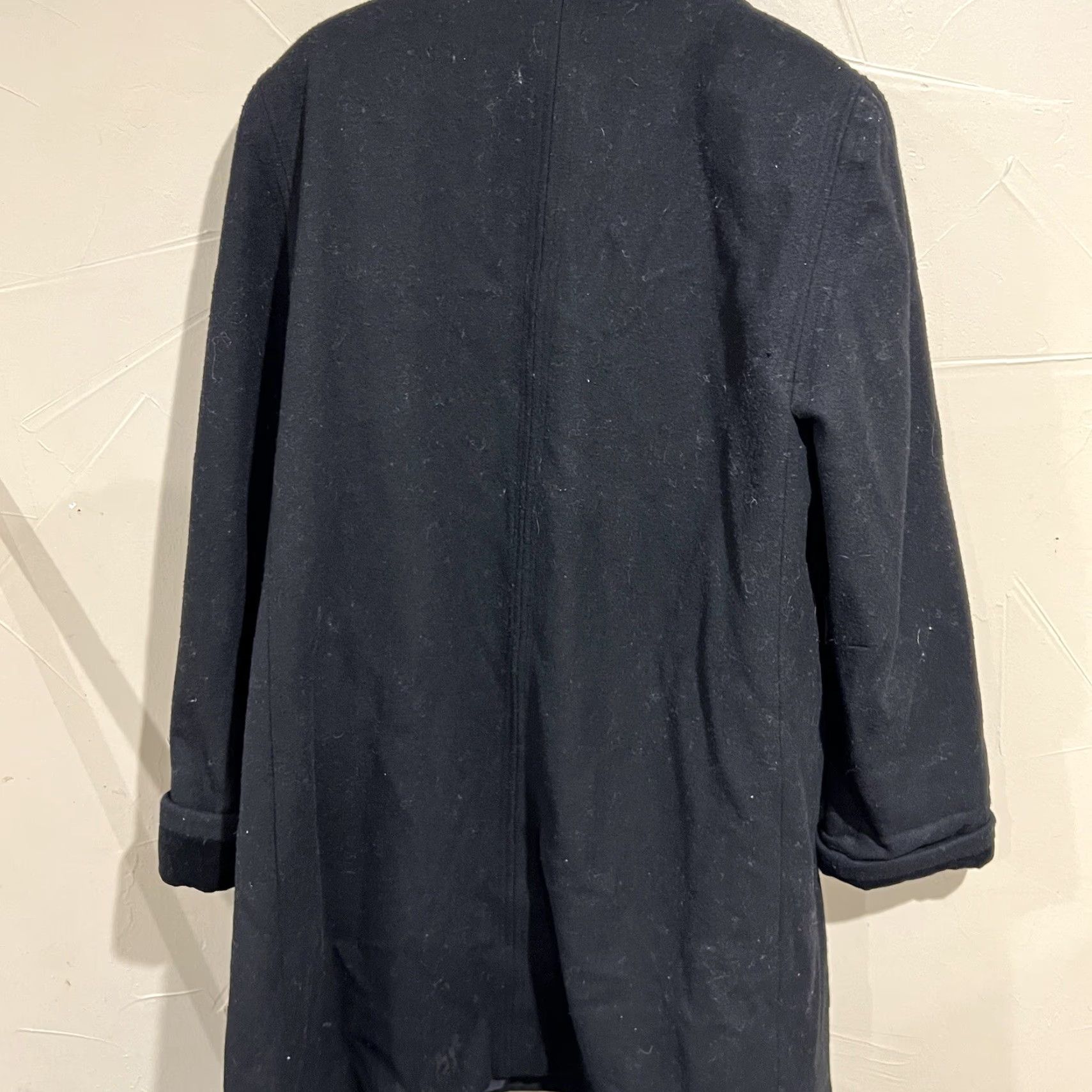 Vintage VINTAGE Donnybrook Coat Women Long 16 Wool Black Button Down Overcoat Womens Size XXL / US 16-18 / IT 52-54 - 7 Thumbnail