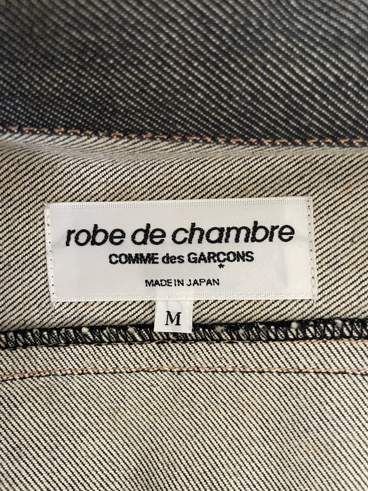 Comme des Garcons Comme des Garçons Cropped Denim Biker Jacket Size M / US 6-8 / IT 42-44 - 5 Thumbnail