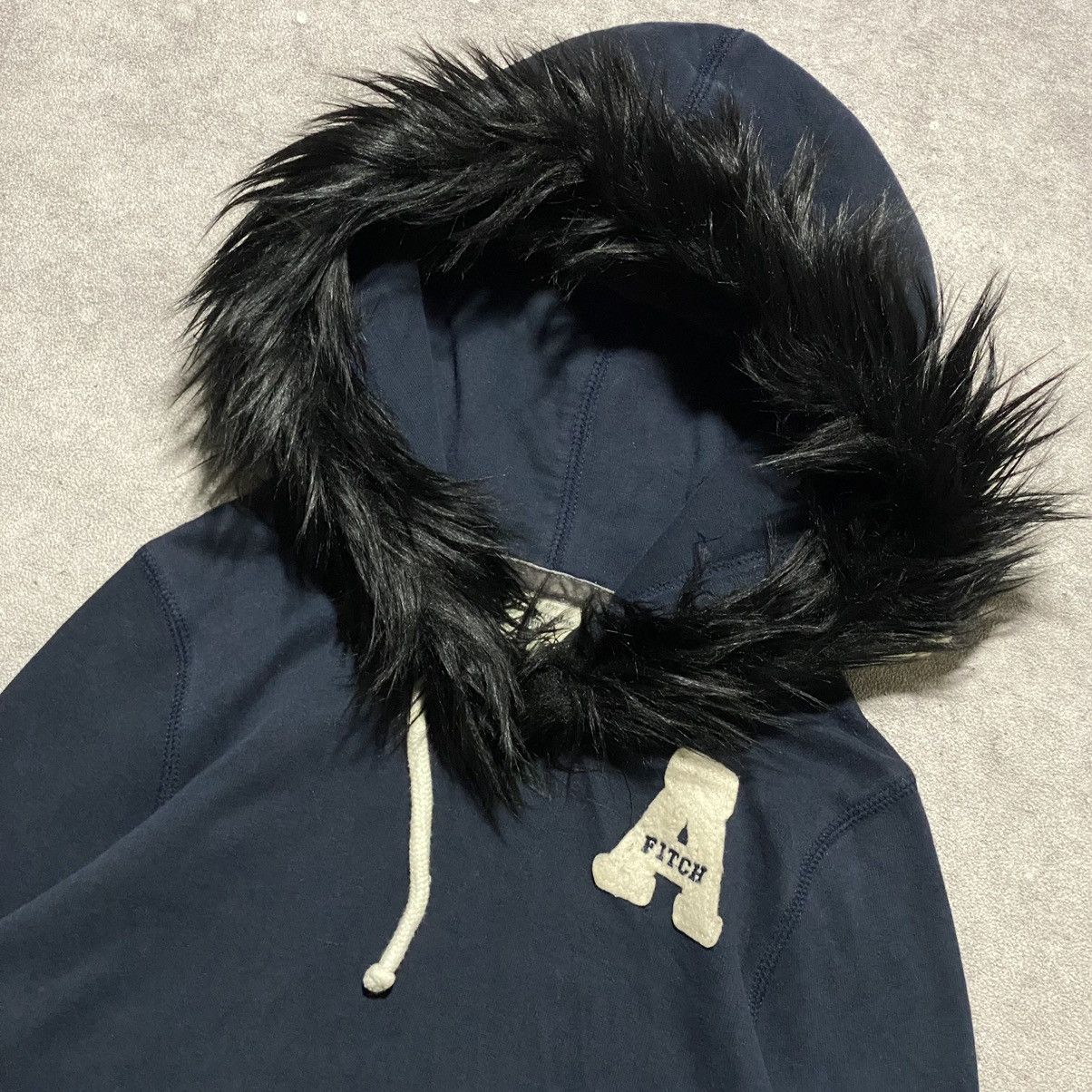Abercrombie & Fitch Abercrombie & Fitch Fur Hoodie Size US XS / EU 42 / 0 - 2 Thumbnail