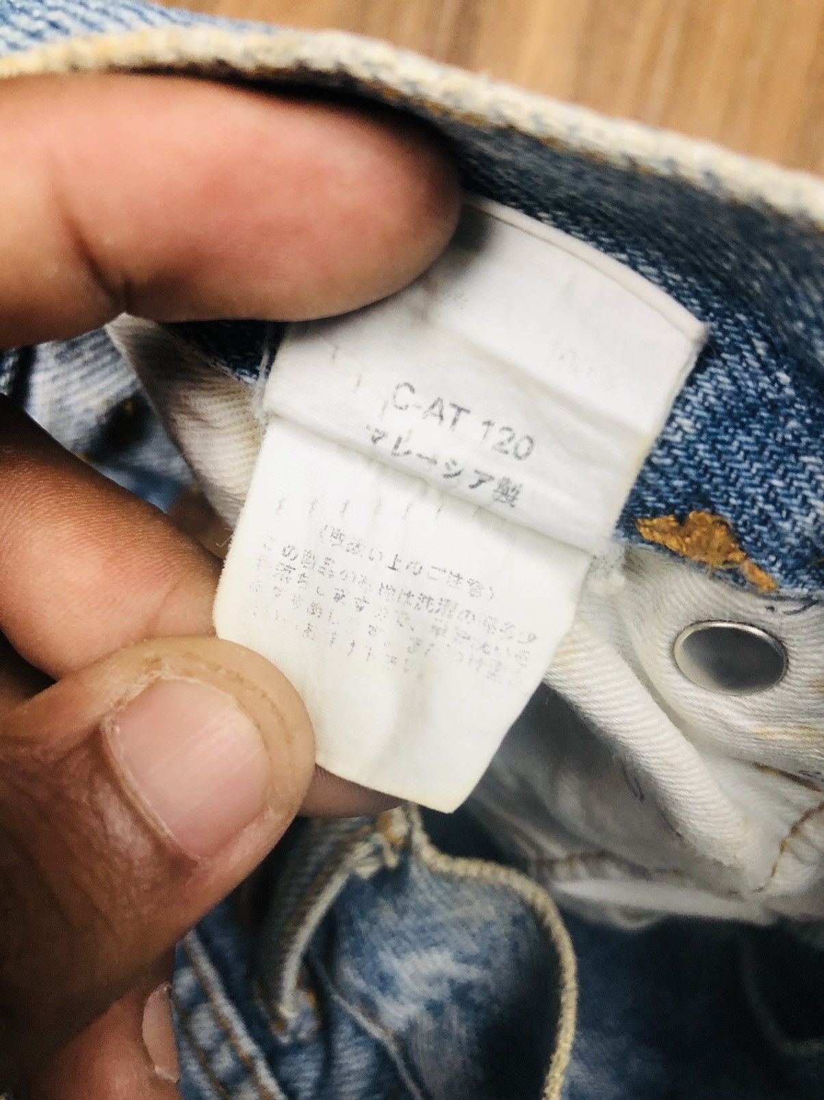Jean Stuldries Denim Jeans (33) Size US 36 / EU 52 - 11 Thumbnail
