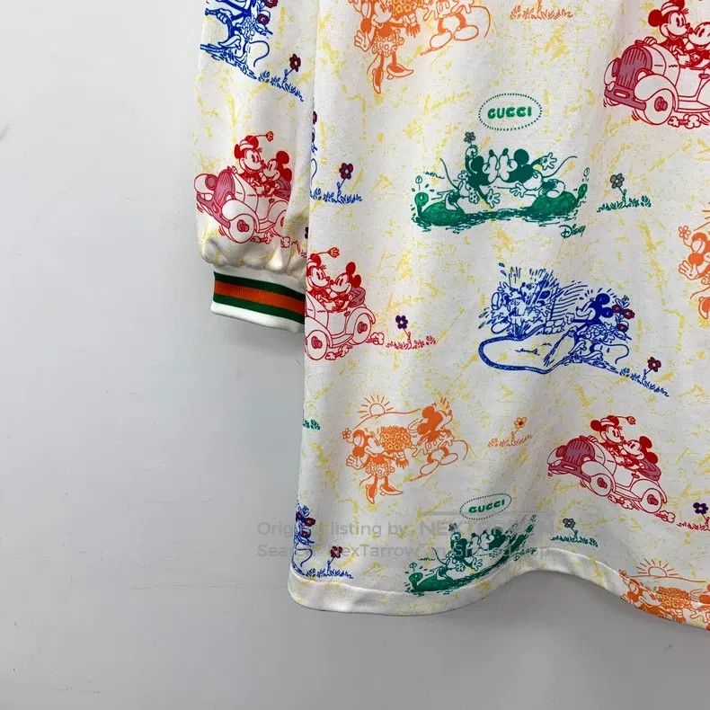 Gucci Gucci Co-branded multi-colour Mickey Mouse print full-prin Size M / US 6-8 / IT 42-44 - 4 Thumbnail