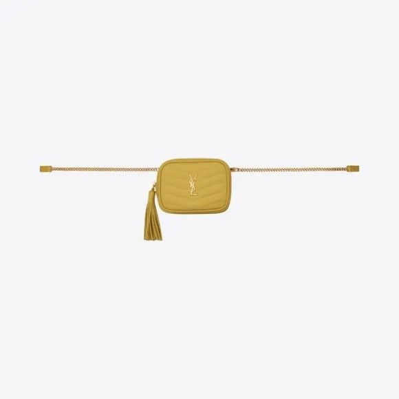 Saint Laurent Paris o1bcso1str1224 Size: 85 /Baby Lou Belt Bag in Yellow Size ONE SIZE - 1 Preview