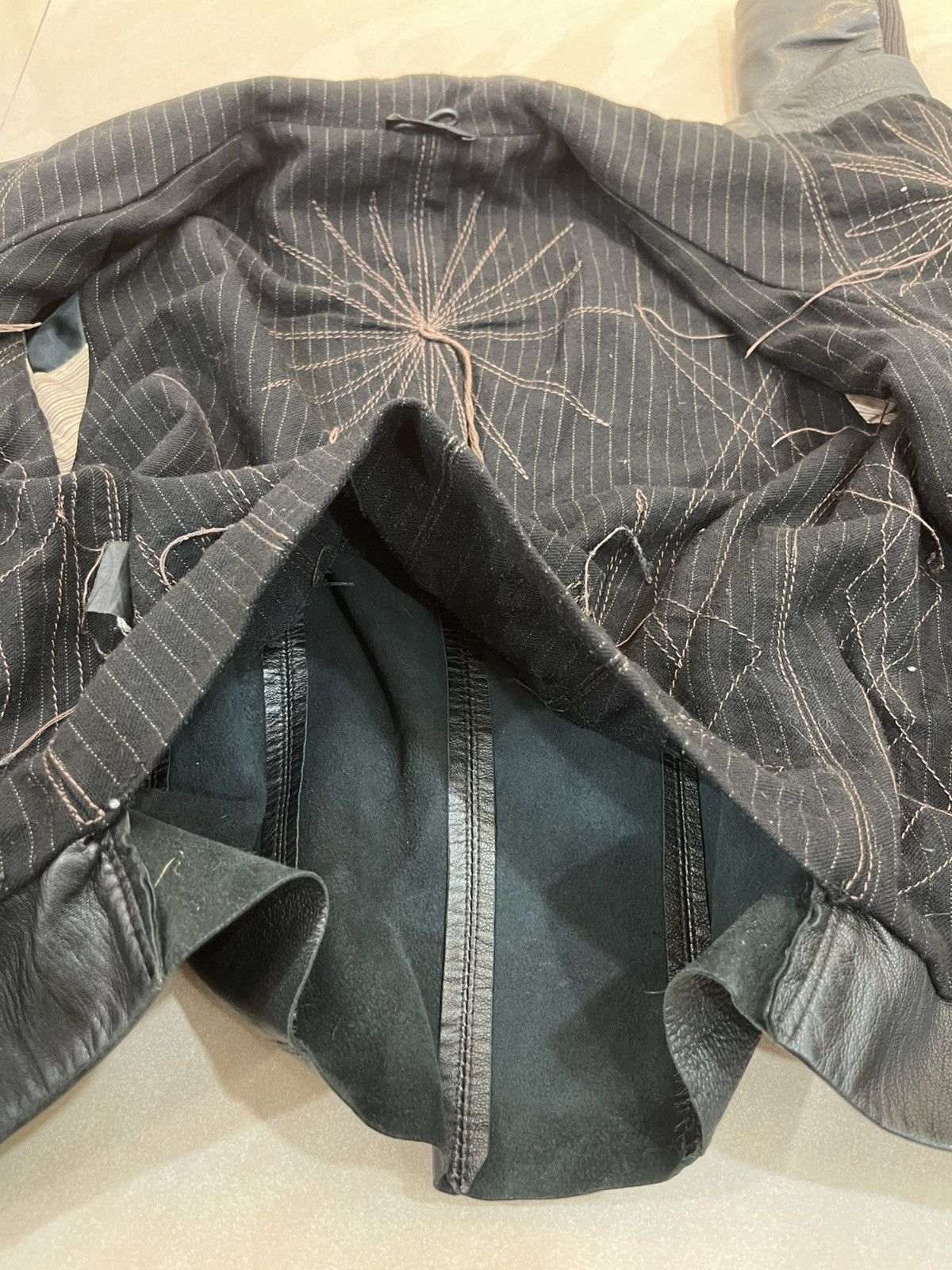 14th Addiction Blur Leather Jacket Size S / US 4 / IT 40 - 24 Thumbnail