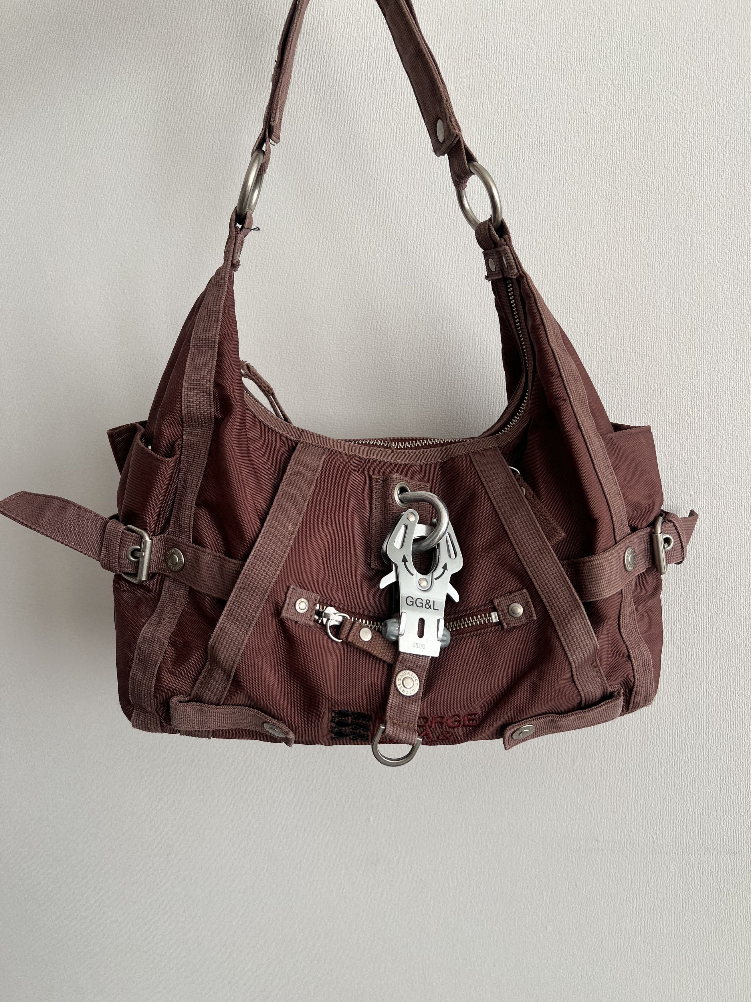 George Gina & Lucy vintage high quality leather hobo purse