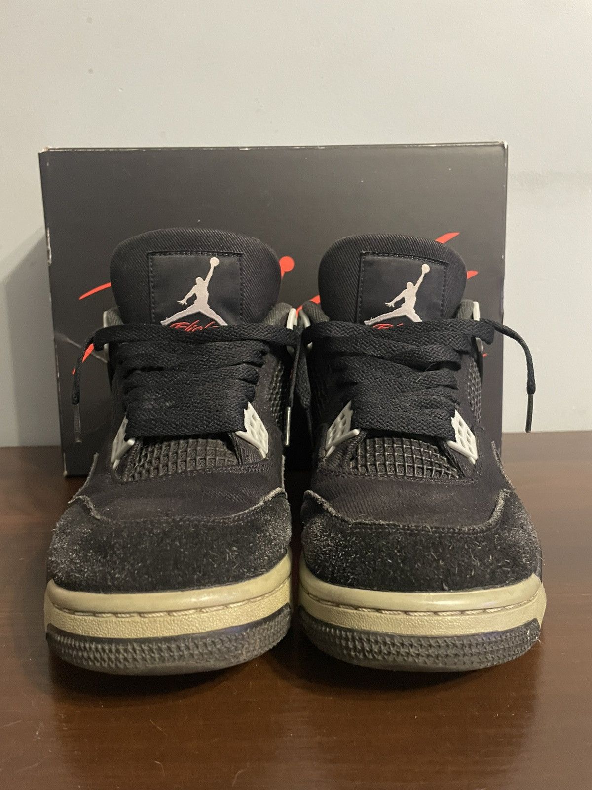 Jordan Brand Air Jordan 4 Black Canvas Size US 9 / EU 42 - 5 Thumbnail