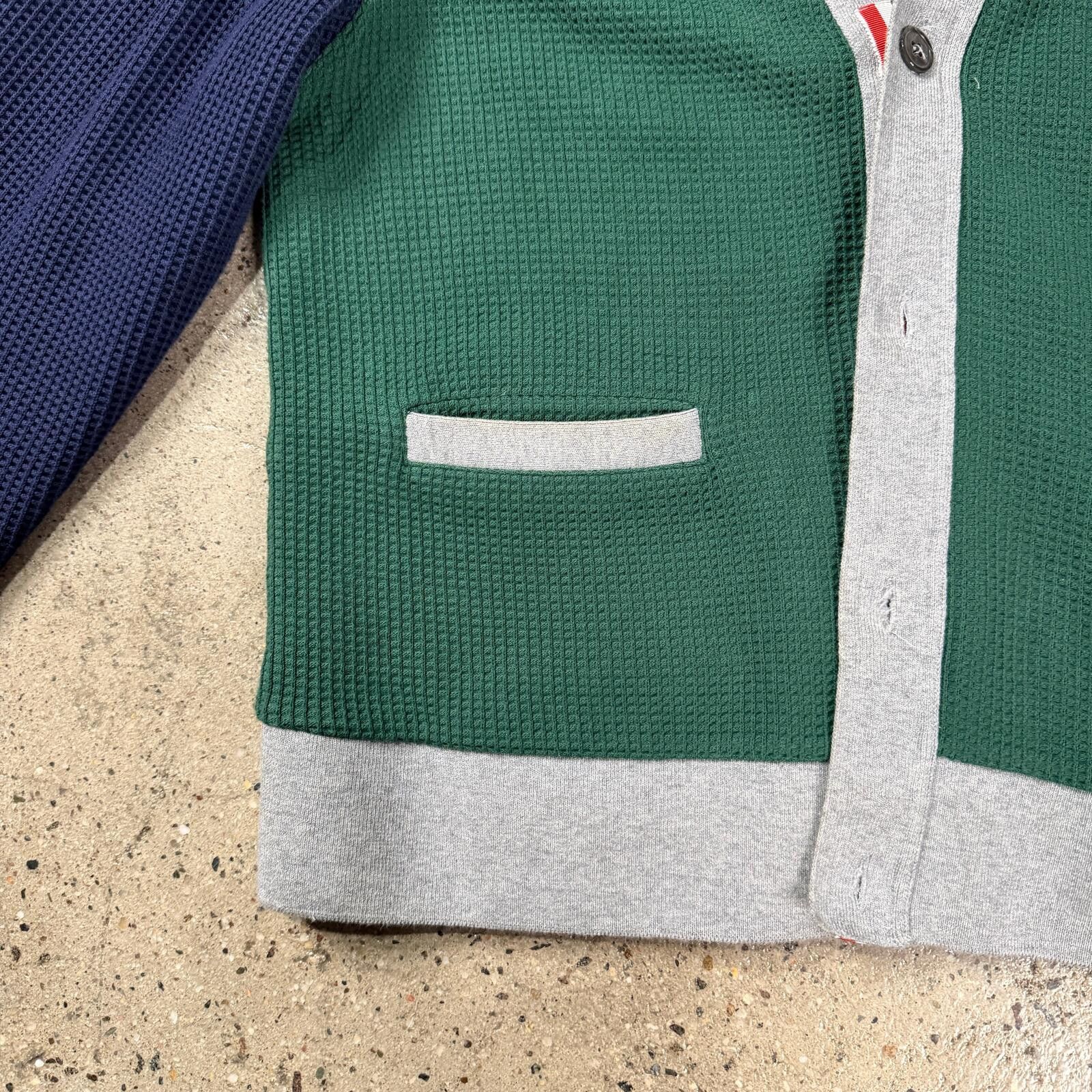 Thom Browne Thom Browne Multicolor Waffle Knit Cardigan Size US M / EU 48-50 / 2 - 3 Thumbnail