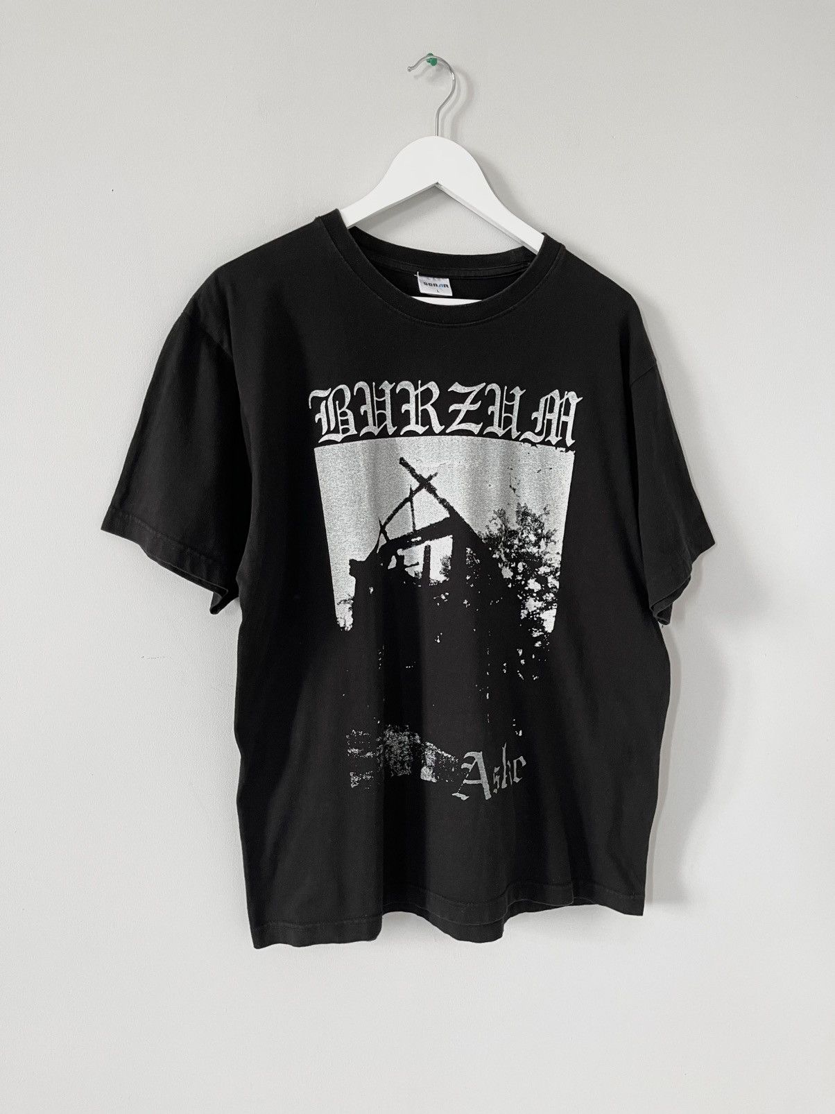 Band Tees Vintage Rare Burzum Aske 90's Black Metal T-shirt by Sonar Size US L / EU 52-54 / 3 - 3 Thumbnail