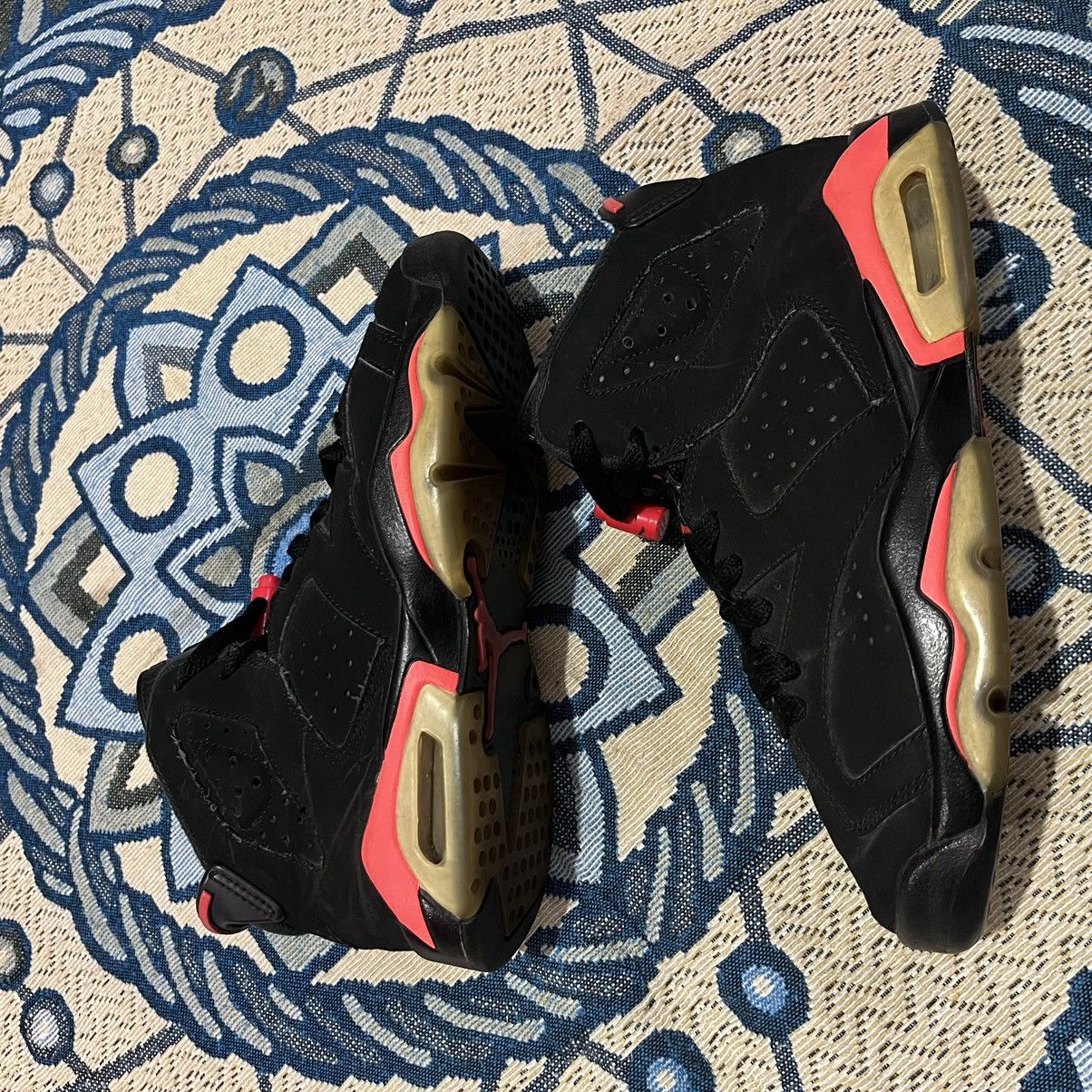 Nike AIR JORDAN VI RETRO 2018 BLACK INFRARED Size US 6 / IT 36 - 7 Thumbnail