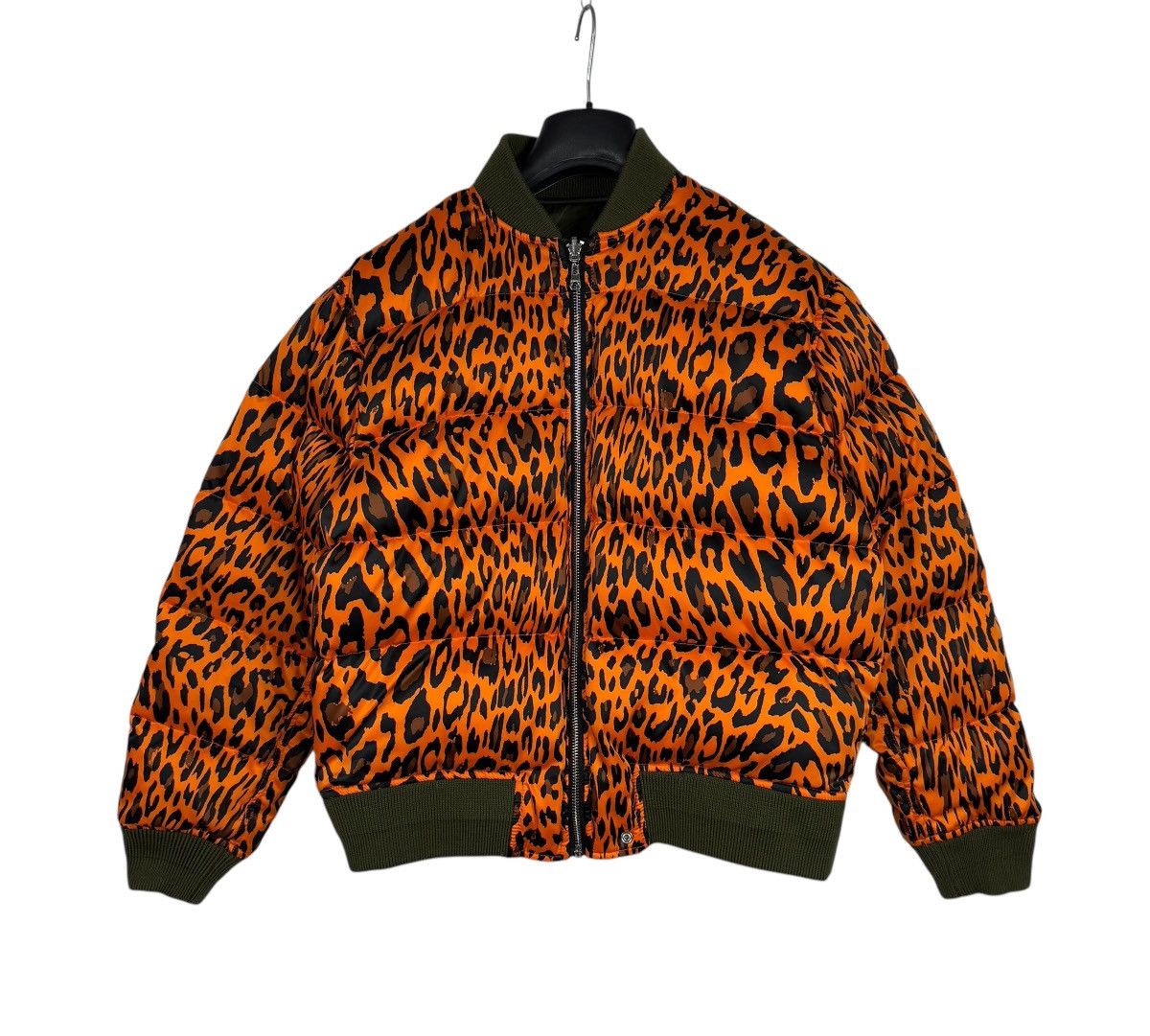Sandro Sandro Tiger Print Reversible Down Bomber Jacket size 2 Size M / US 6-8 / IT 42-44 - 16 Thumbnail