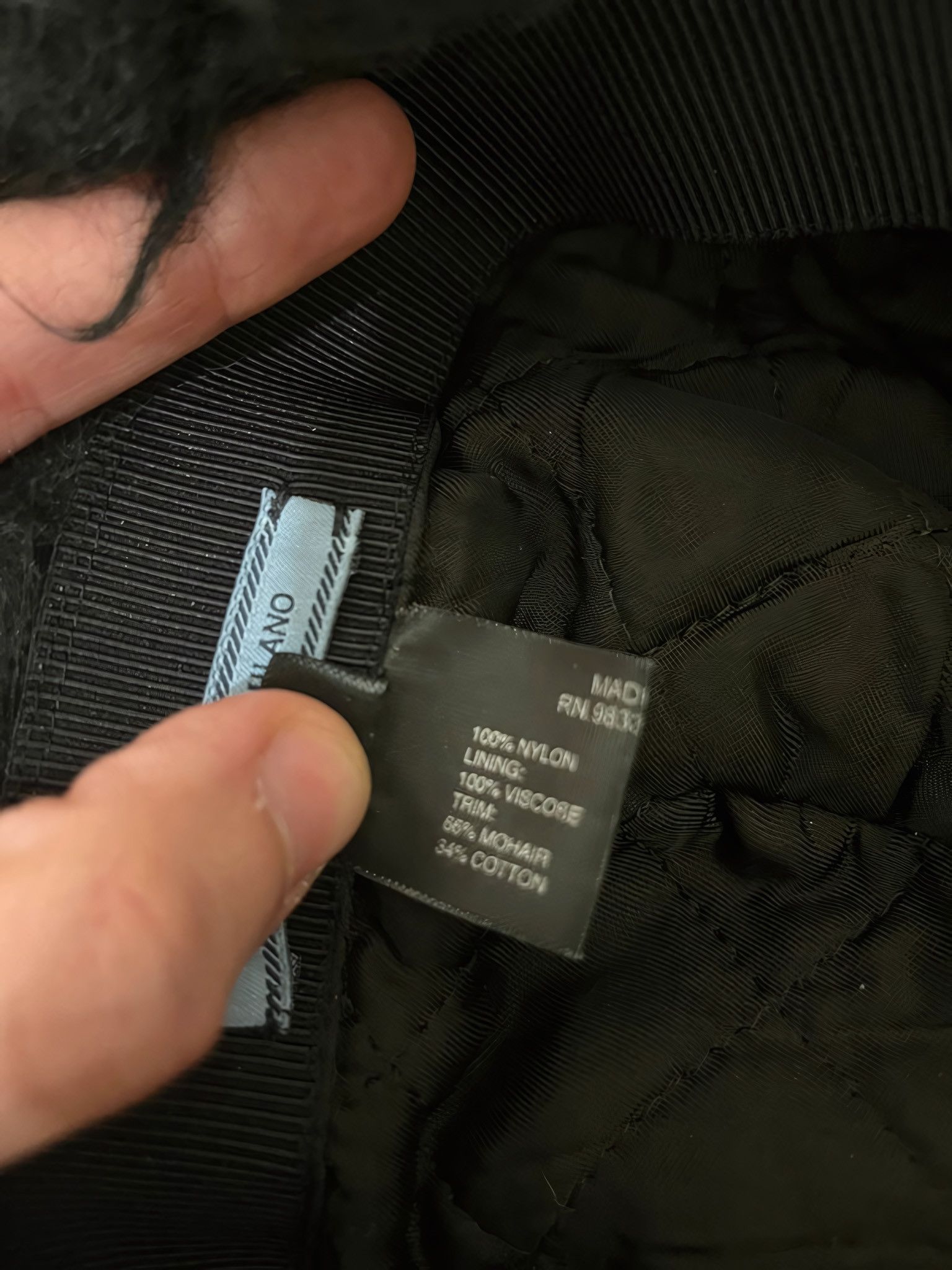 Prada F/W 2019 RUNWAY HAT Size ONE SIZE - 9 Thumbnail