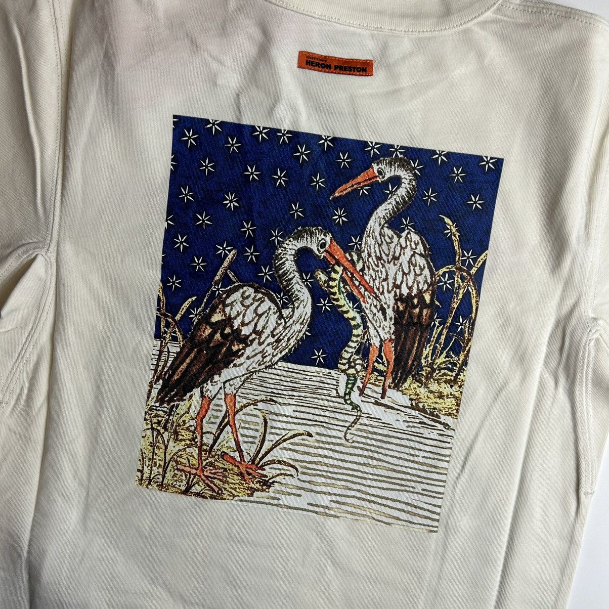 Heron Preston *NEW* Heron Preston Medieval Swans NYC T-shirt Womens Size L / US 10 / IT 46 - 4 Thumbnail