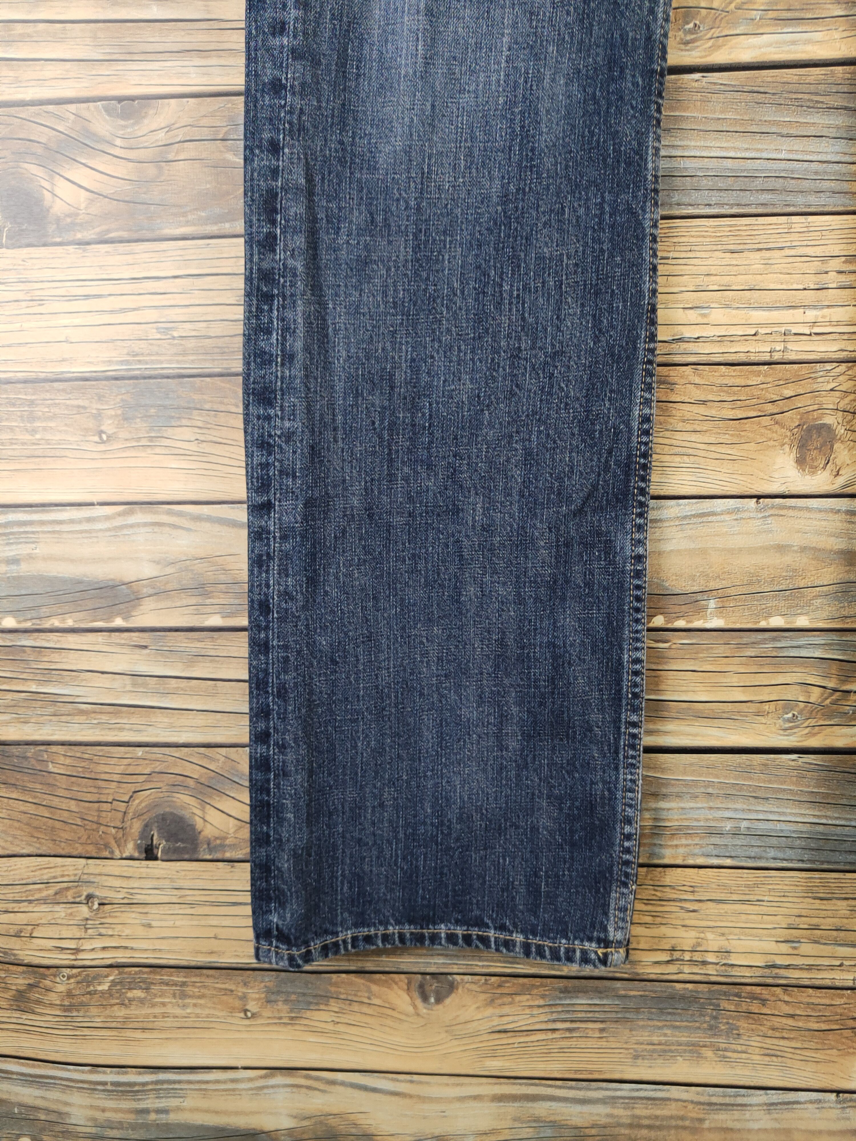 Japanese Brand Japanese Brand Dark Blue Distressed Ripped Jeans #W1397 Size US 34 / EU 50 - 4 Thumbnail