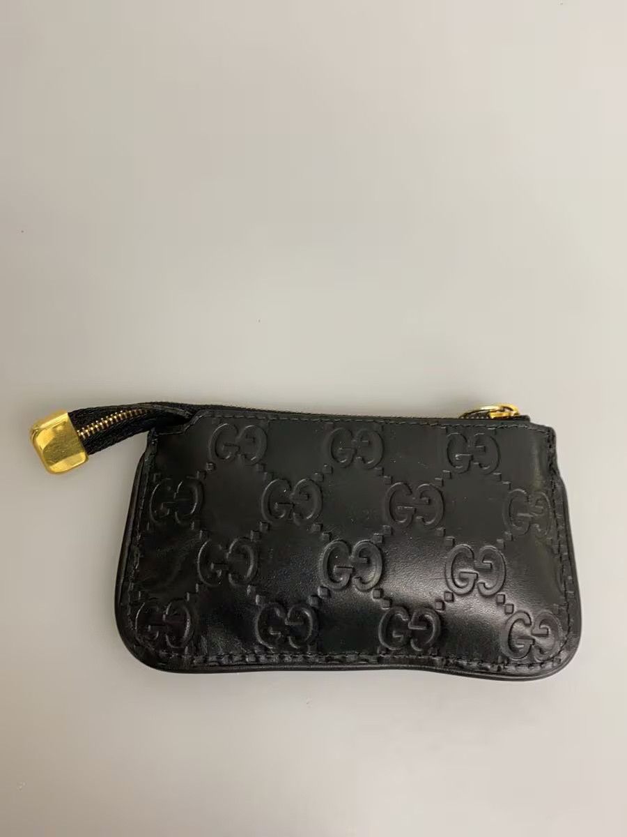 Gucci Gucci Guccissima Leather Coin Case Black Size ONE SIZE - 2 Thumbnail