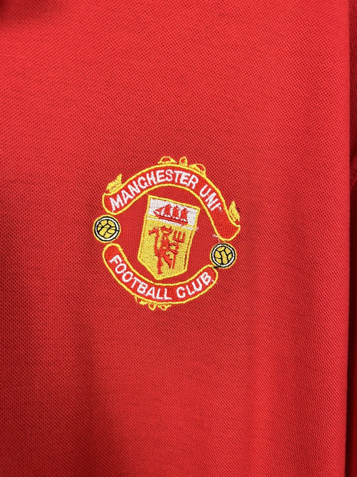 Vintage Vintage 90s Umbro Manchester United Jersey Cotton Polo Shirt Size US XL / EU 56 / 4 - 8 Thumbnail