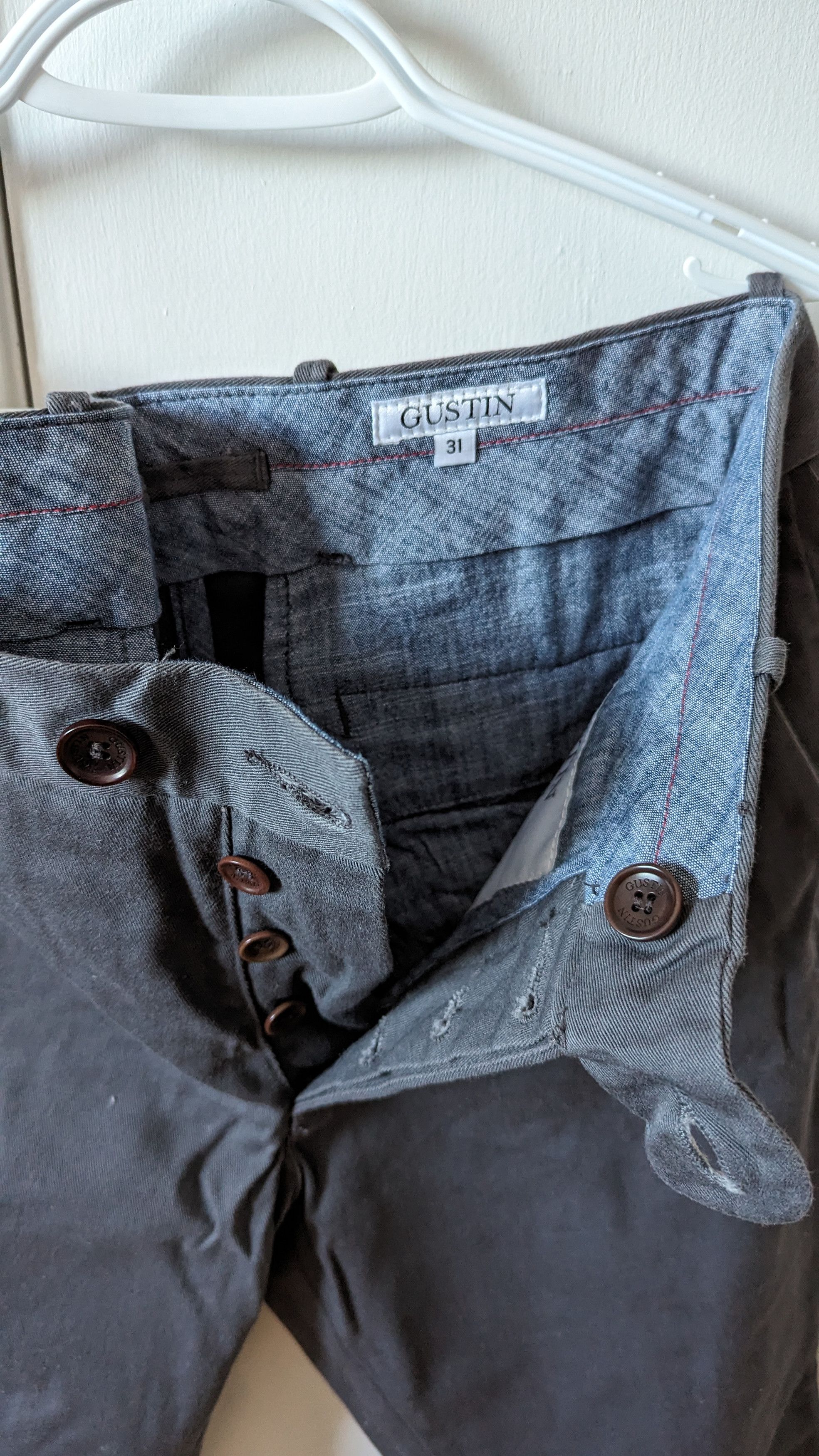 Gustin #2 Graphite American Chinos Size US 31 - 3 Thumbnail
