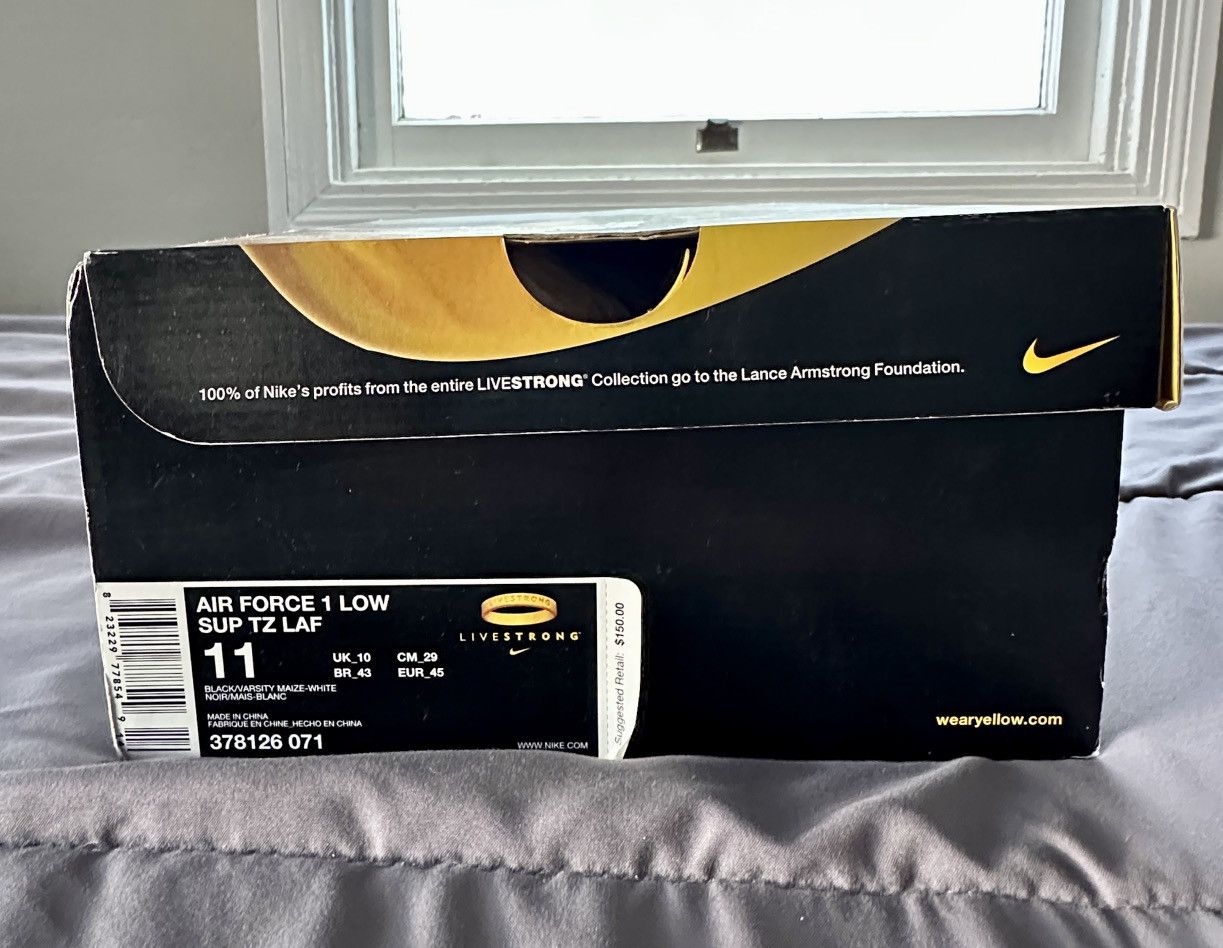 Nike Nike Air Force 1 Low Mr. Cartoon Livestrong Size US 11 / EU 44 - 16 Thumbnail