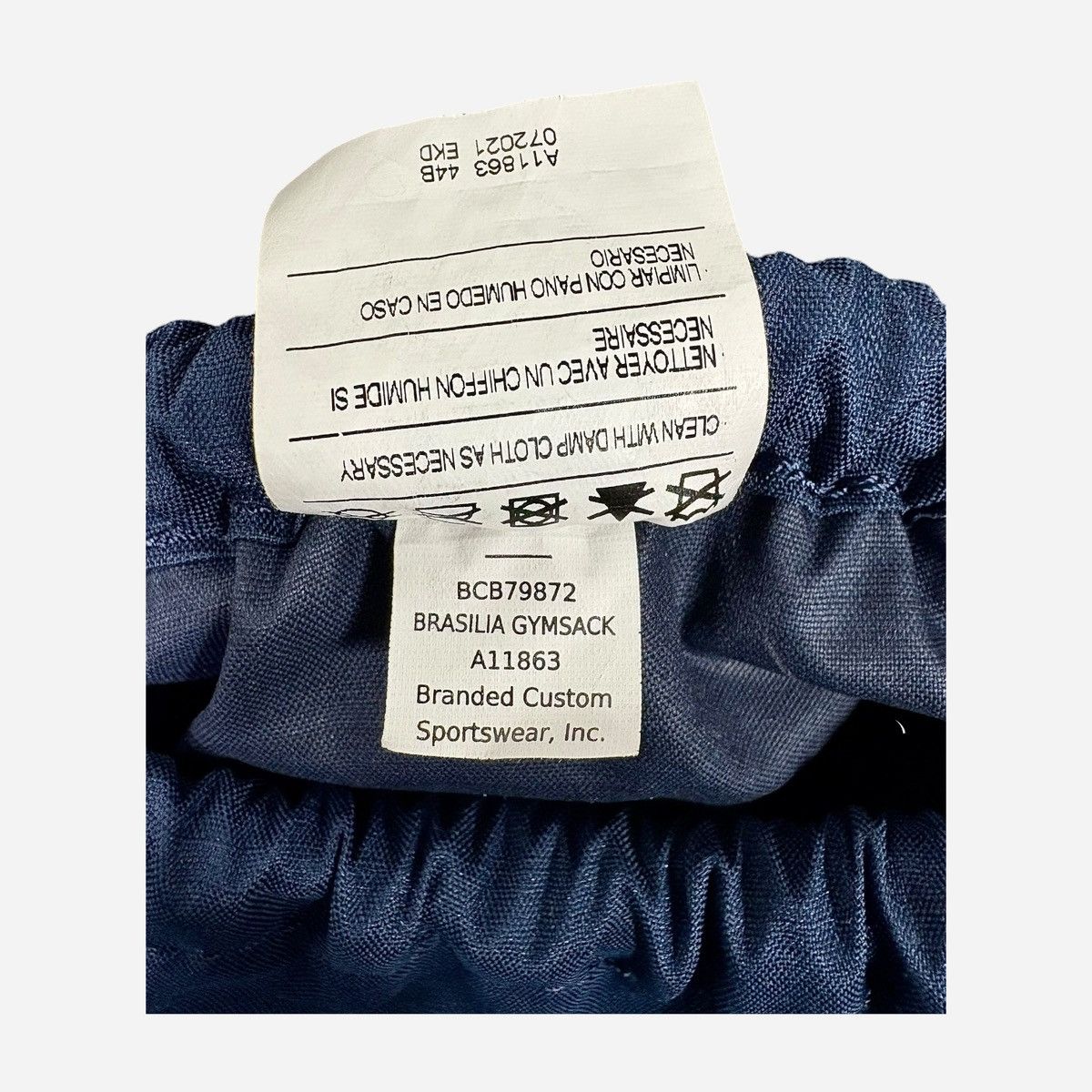 Nike Nike U.S. Navy Logo Blue Black Drawstring Brasilia Gym-pack Size ONE SIZE - 9 Thumbnail