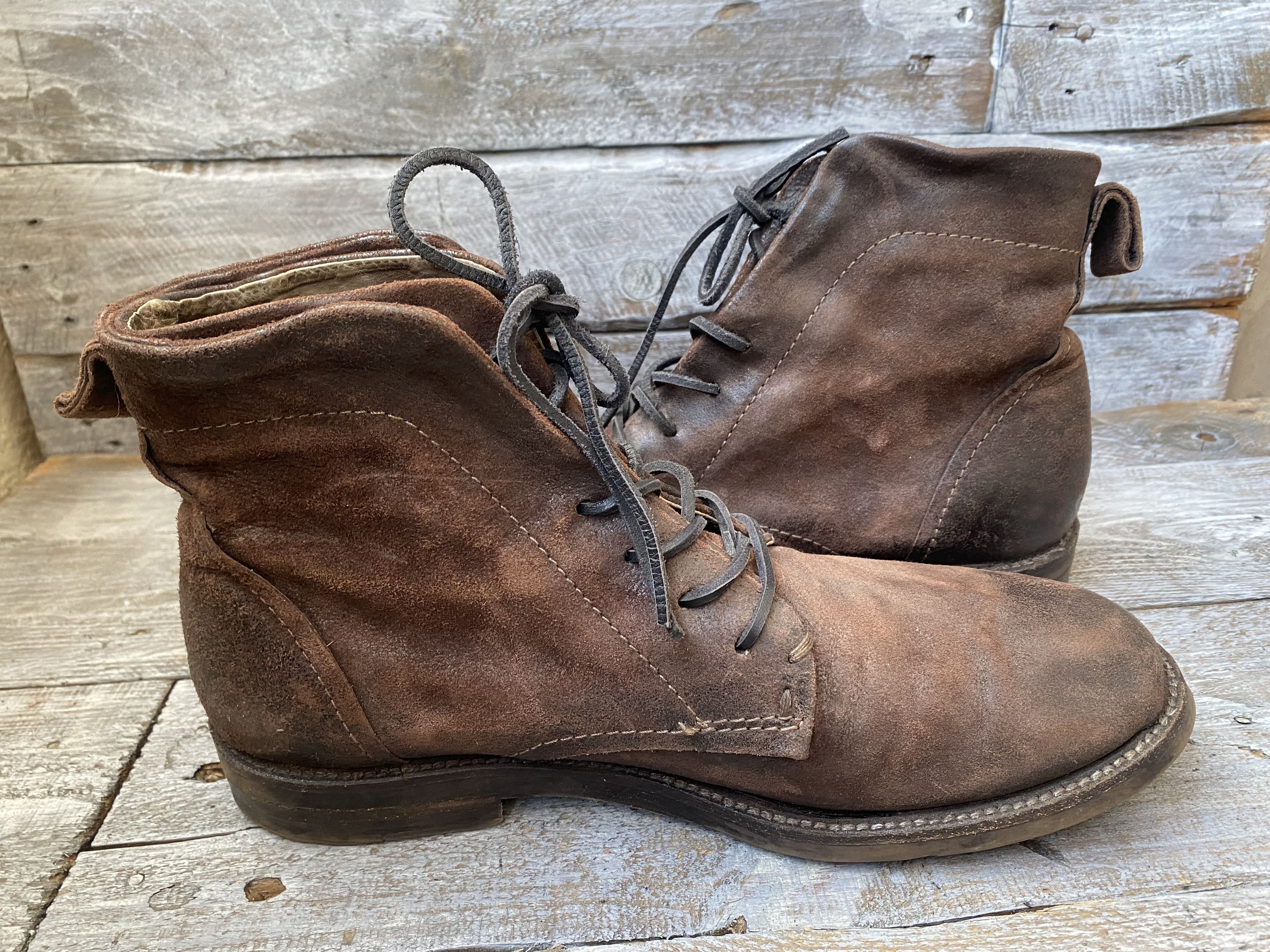 A.S.98 As.98 brown burnished ankle biker combat boots sz 42 Size US 9 / EU 42 - 15 Thumbnail