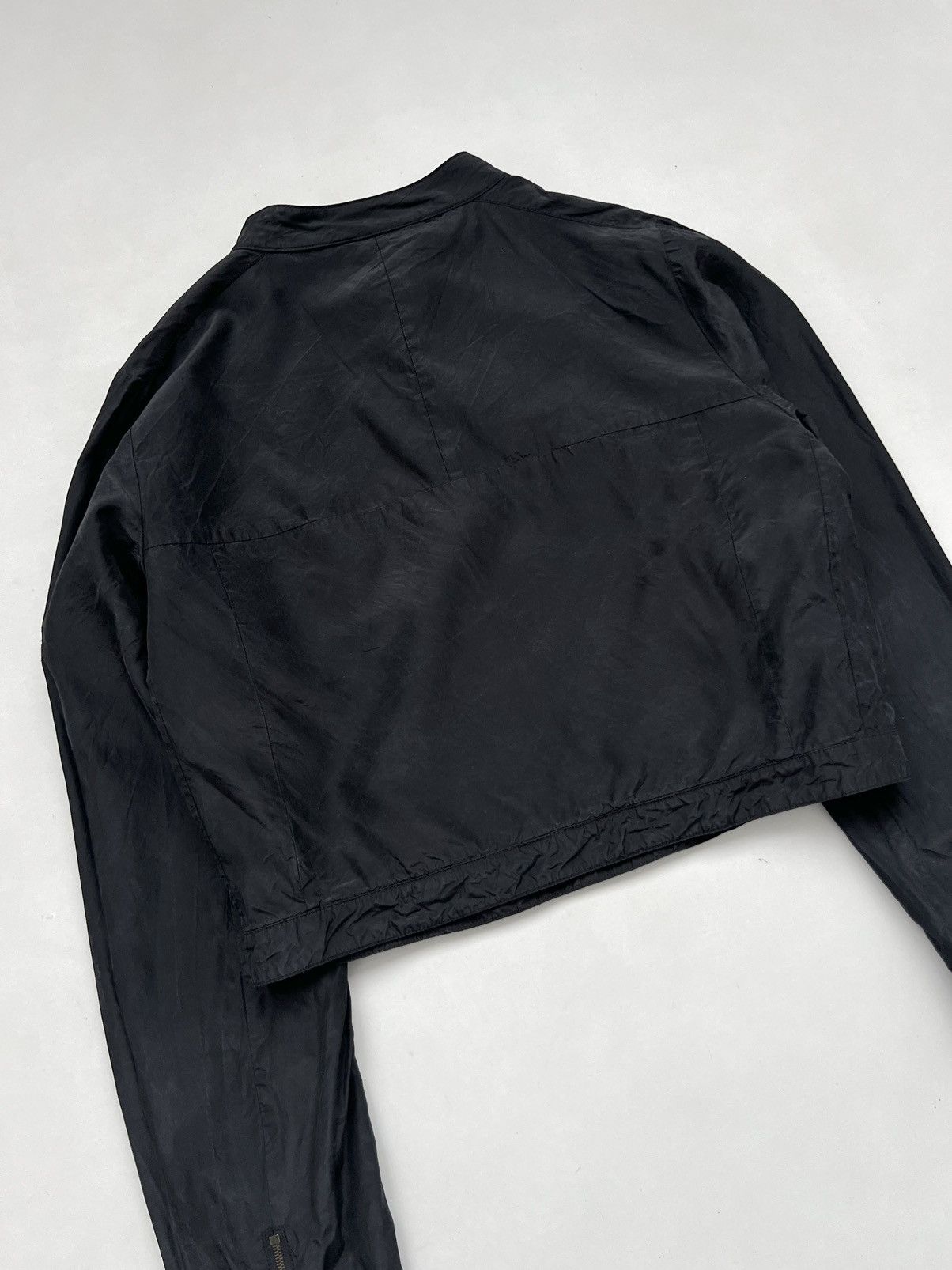 Prada S/S2008 Prada Sport Line Silk Blend Cropped Biker Jacket Size S / US 4 / IT 40 - 19 Thumbnail