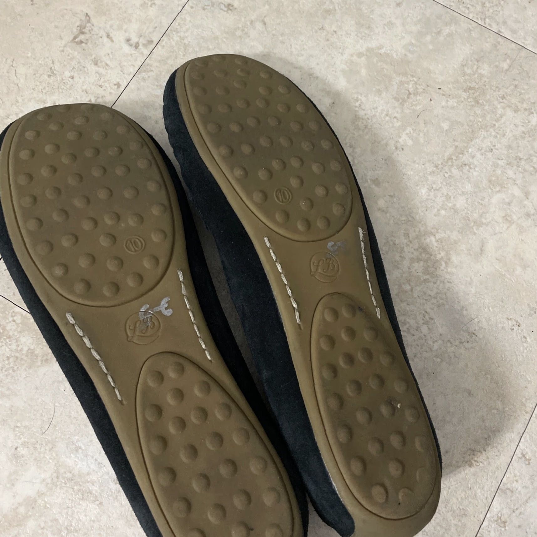 Lucky Brand Lucky Brand Black Suede Leather Slip On Cushioned Moccasins Tassel 10 Women Slippers Loafers Moccasin Leather Suede Cushioned Tassel Black 10 Women Size US 10 / IT 40 - 7 Thumbnail
