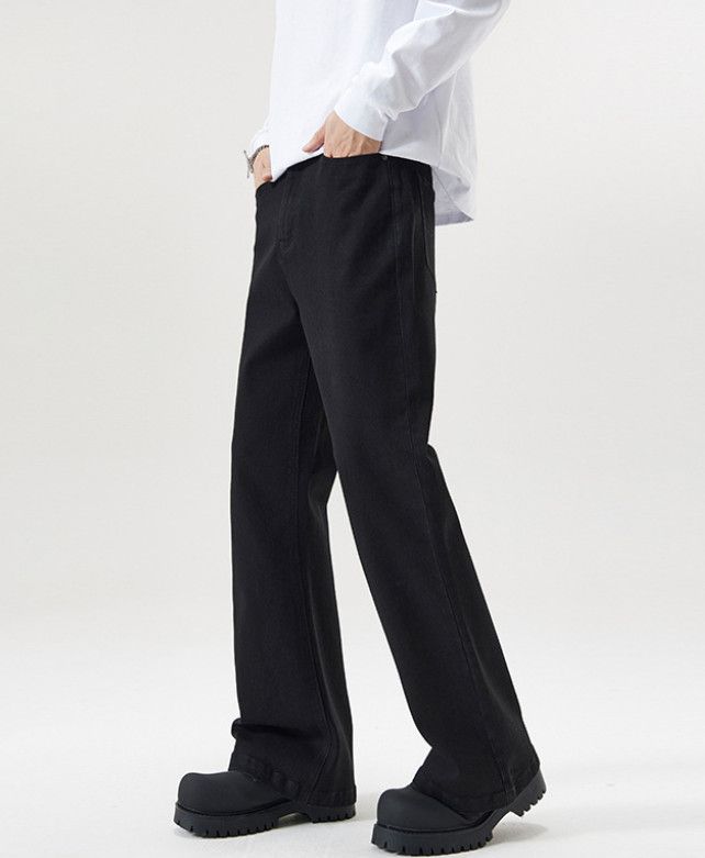 Japanese Brand Japanese retro men's stretch curved blade bootcut jeans Size US 32 / EU 48 - 3 Thumbnail
