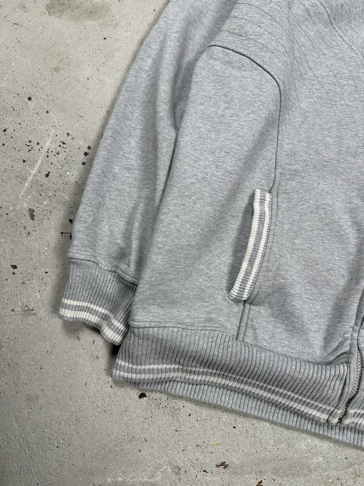 Drop Dead × Drop Dead Clothing Vintage Y2K Drop Dead Grey Full Zip Heavyweight Hoodie Size US L / EU 52-54 / 3 - 4 Thumbnail