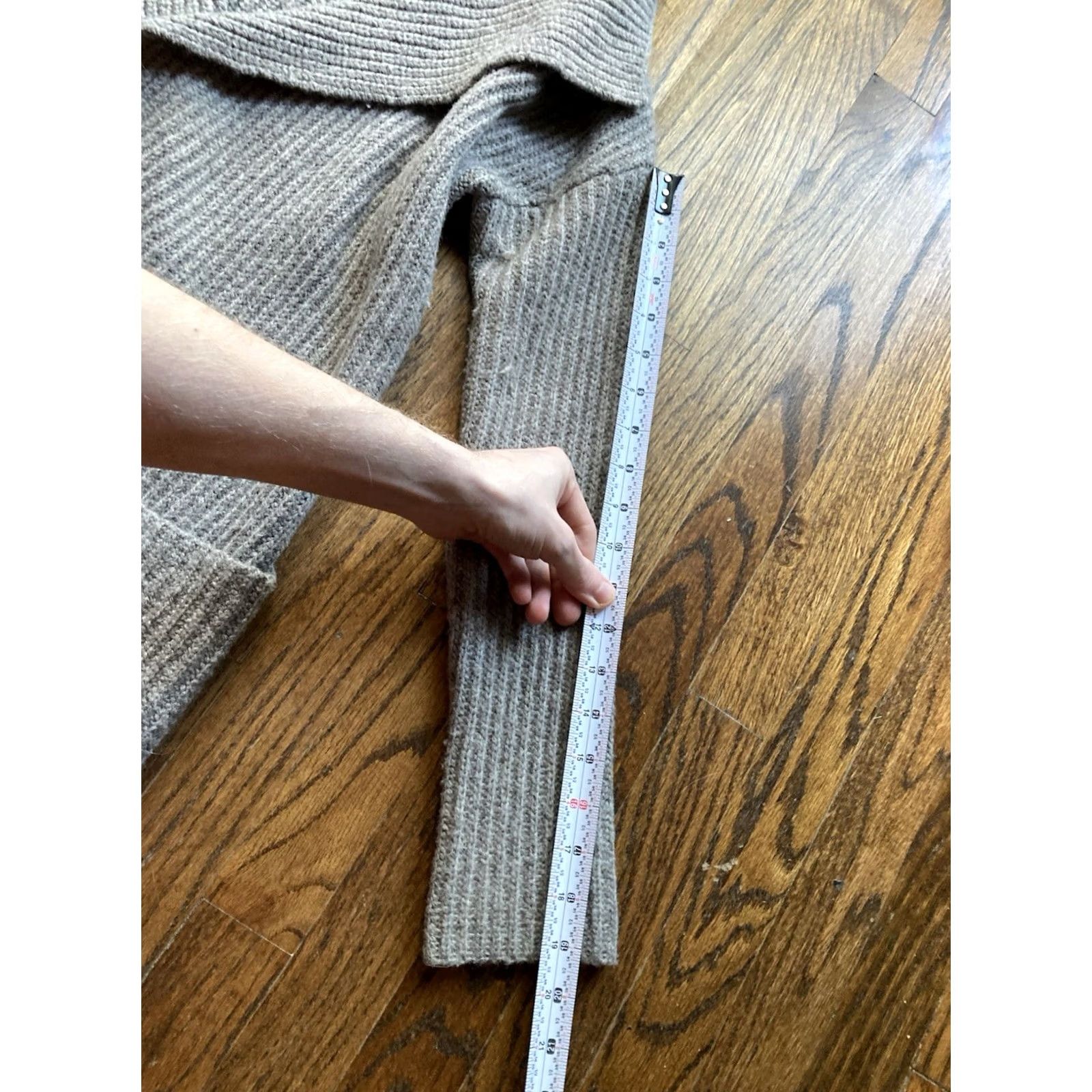 James Perse James Perse Cardigan Sweater Size 1 Womens Gray Wool Alpaca Blend Knit Open Front Drapey Size XS / US 0-2 / IT 36-38 - 7 Thumbnail
